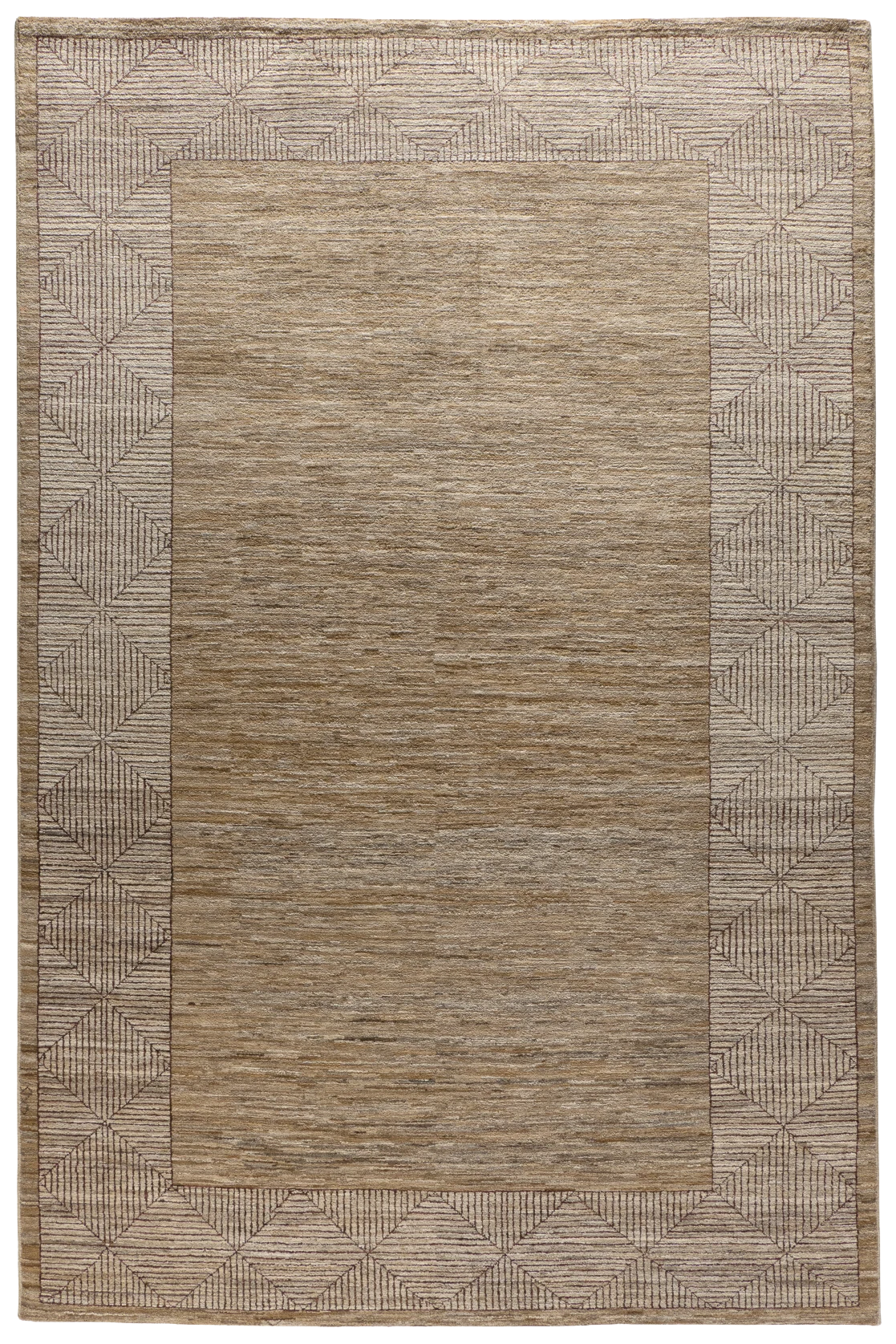 Gabbeh-Art Teppich - Sandgeflecht