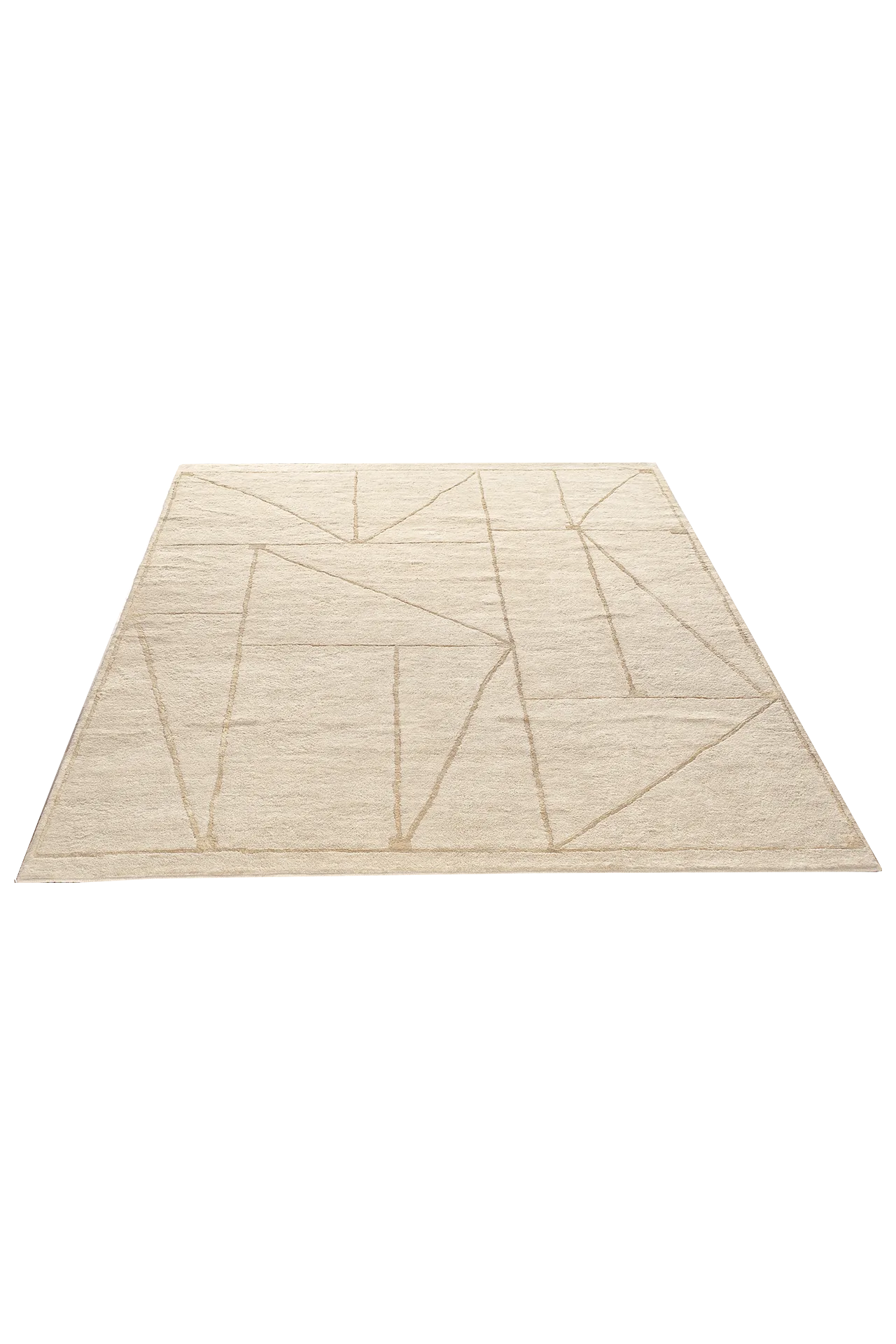 Jordan Collection Designteppich - Ivory Lines