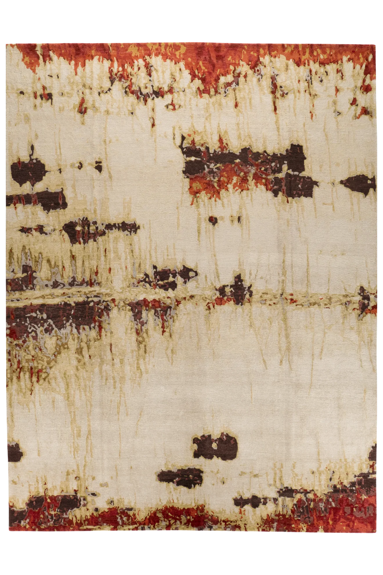 Wool & Silk Teppich - Smoke on the Water