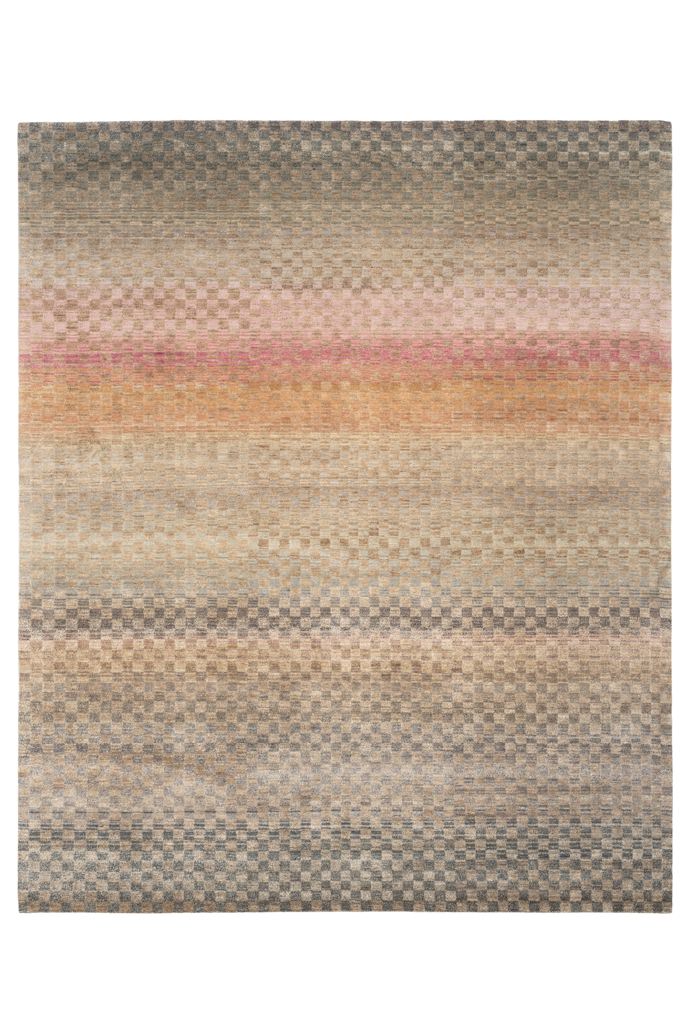 Jan Kath Teppich - Spiced Checkerboard