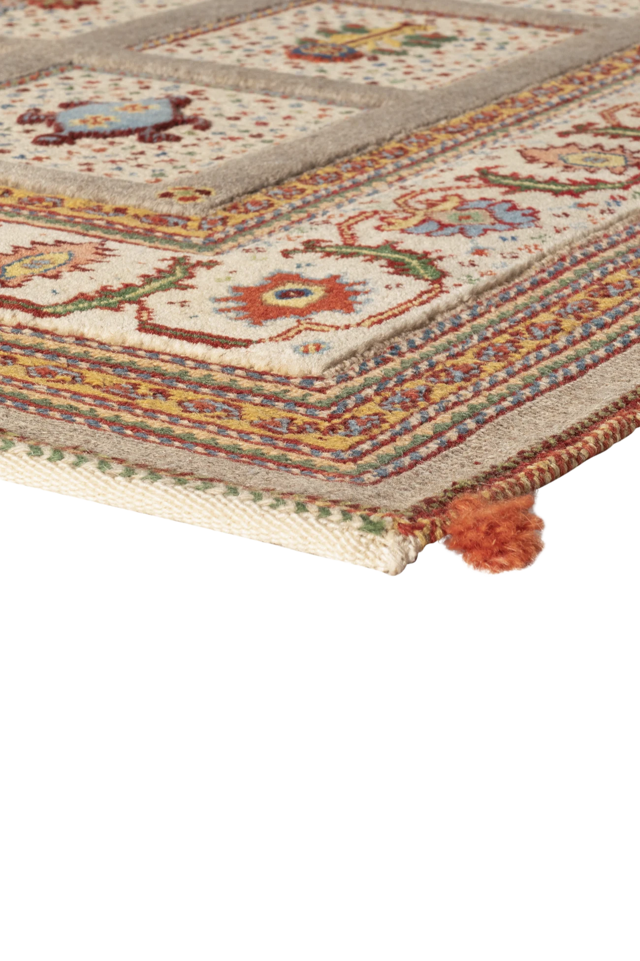Kelim Teppichläufer - Soumakh Beige