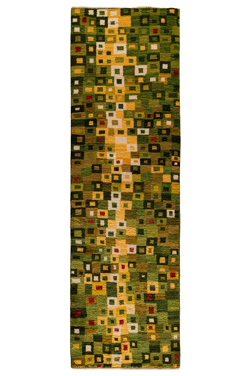 Gabbeh Teppichläufer - persische Mosaikfenster