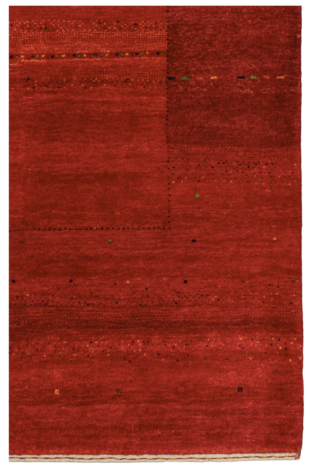Gabbeh-Art Teppich - Mohnfeld