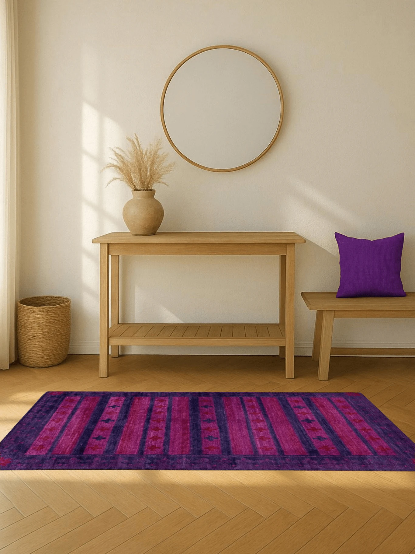 Gabbeh-Art Teppich - Purplefever