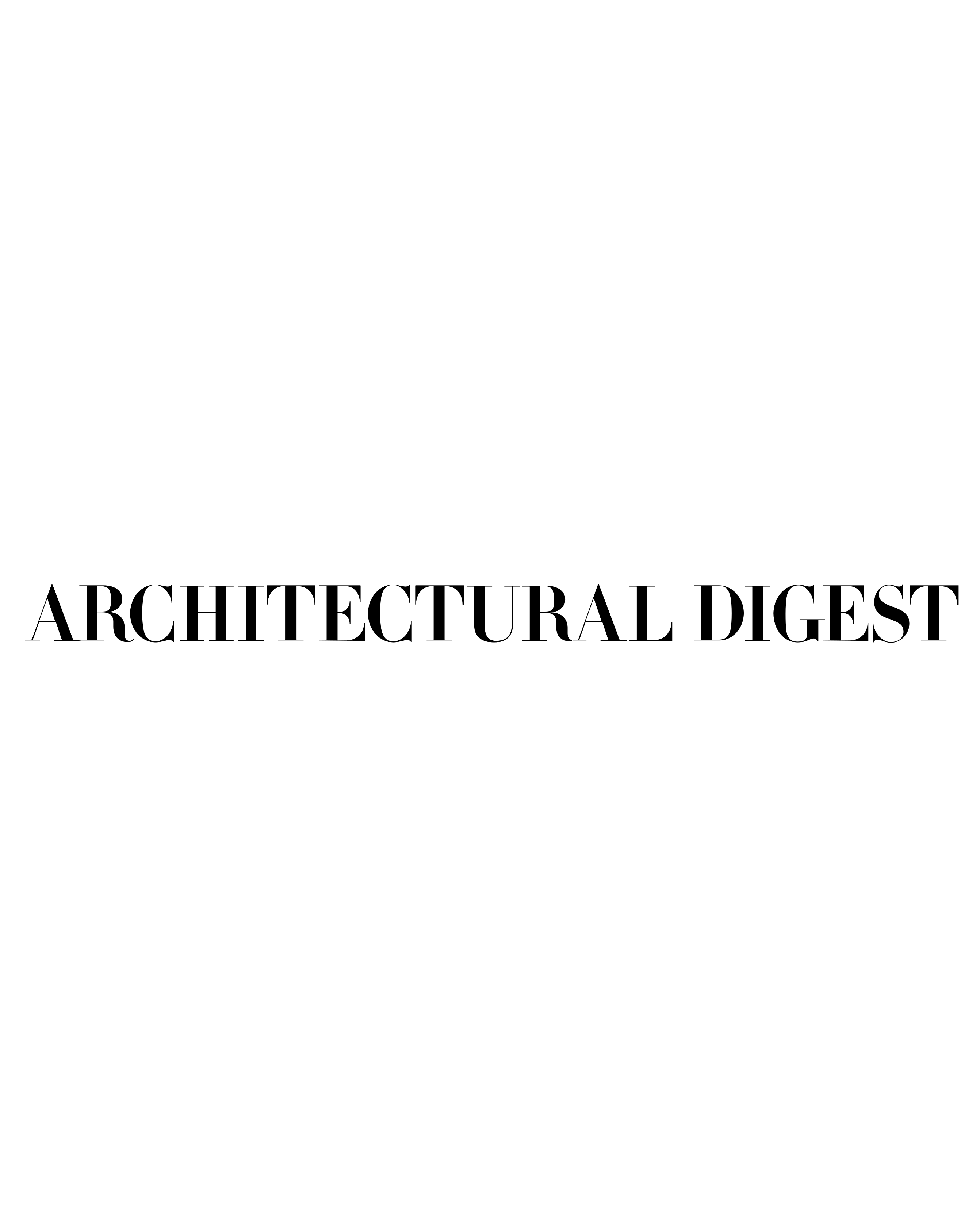 Logo des Architectural Digest Magazin