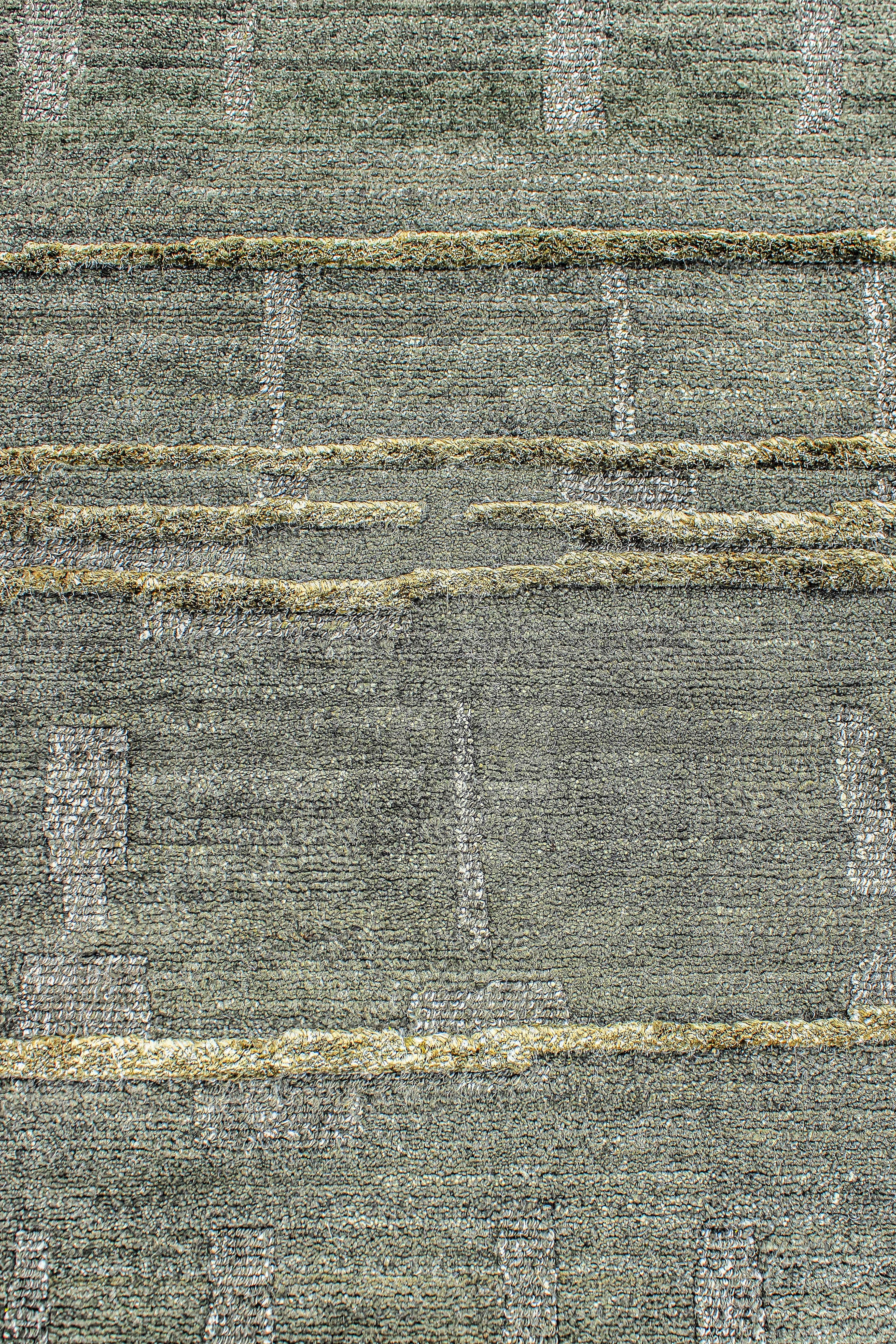 Designteppich Amber Smaragd Green aus der Jordan Collection