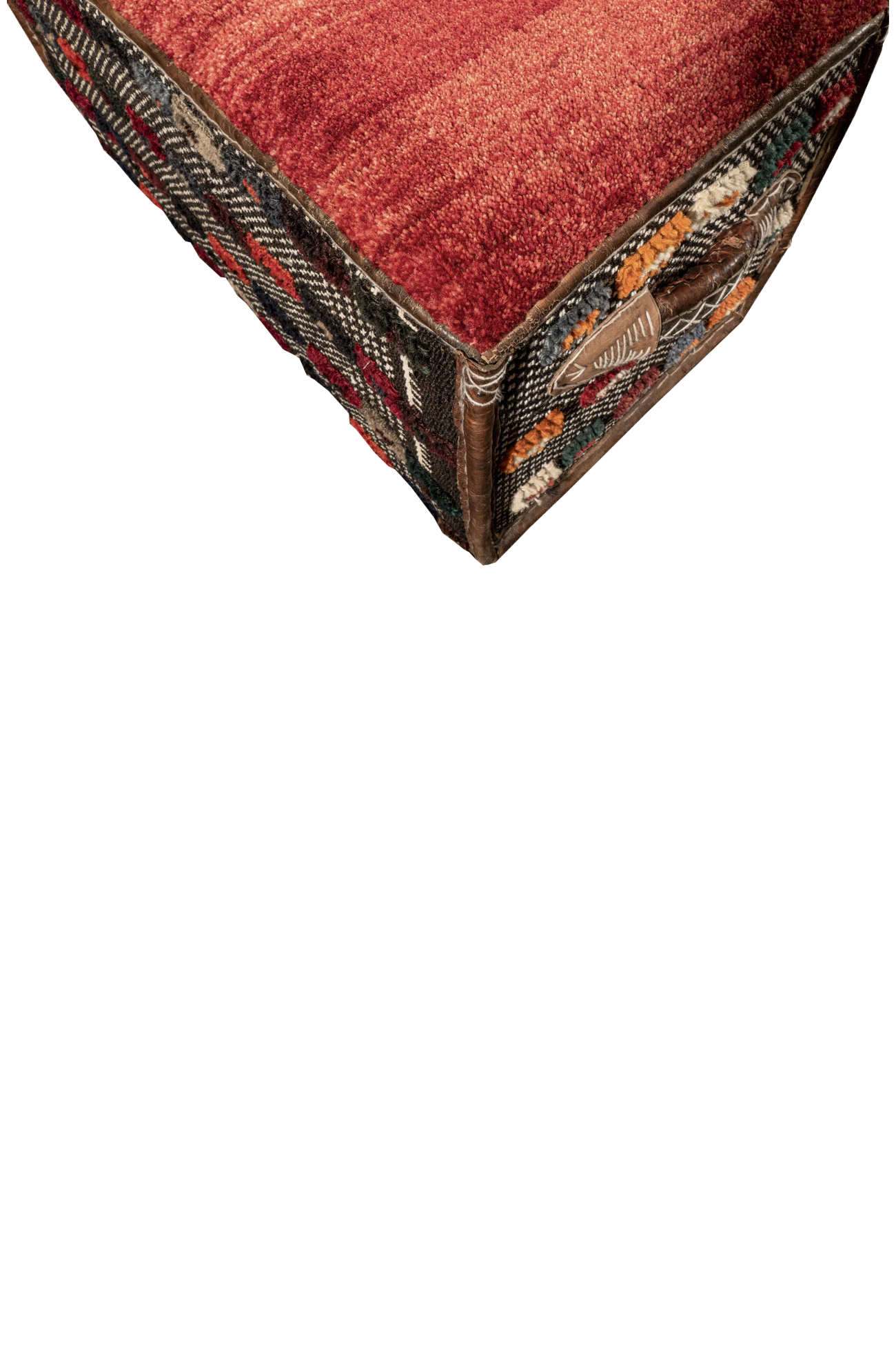Hocker Unikat - Blumenbänder
