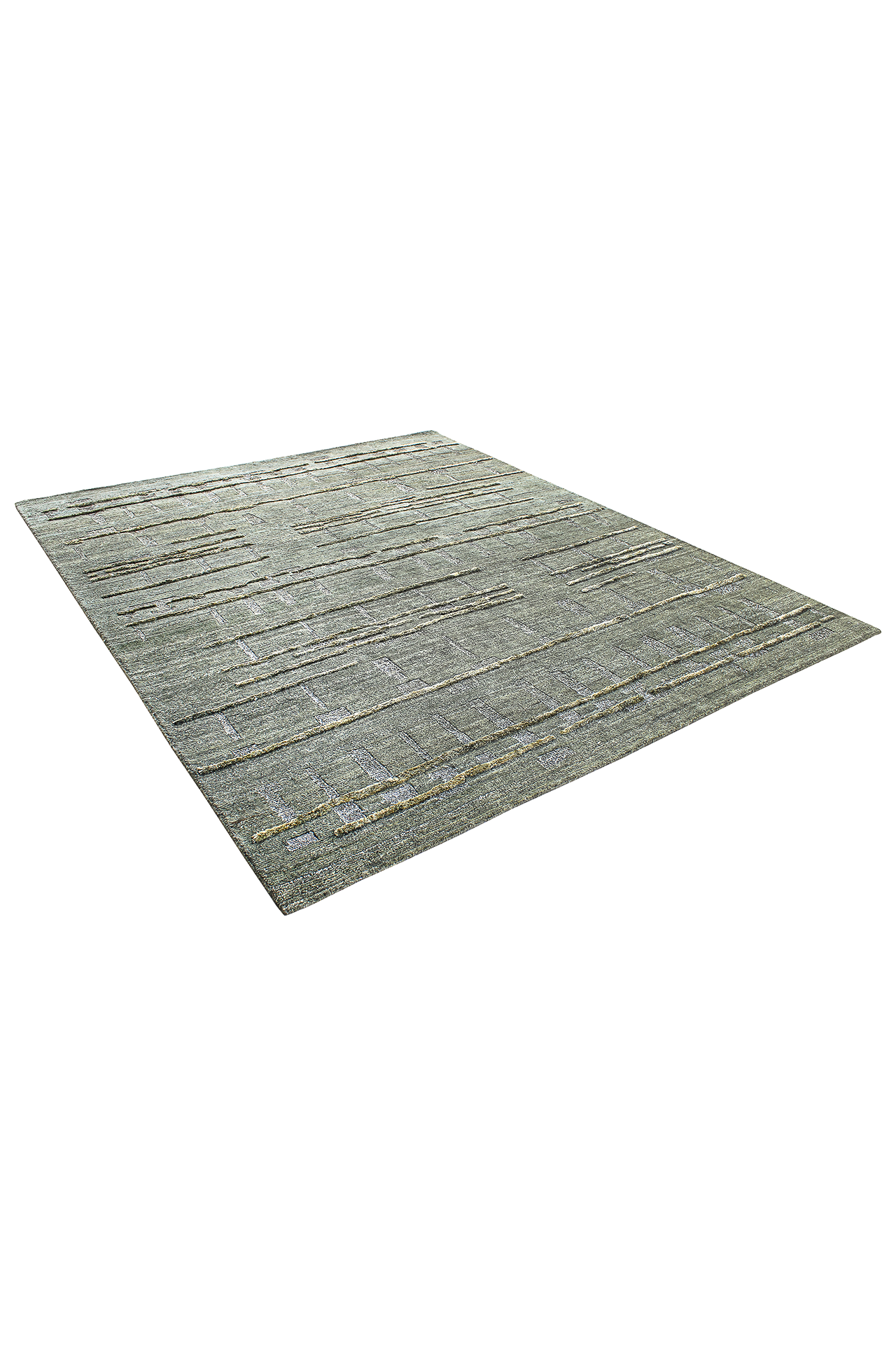 Designteppich Amber Smaragd Green aus der Jordan Collection