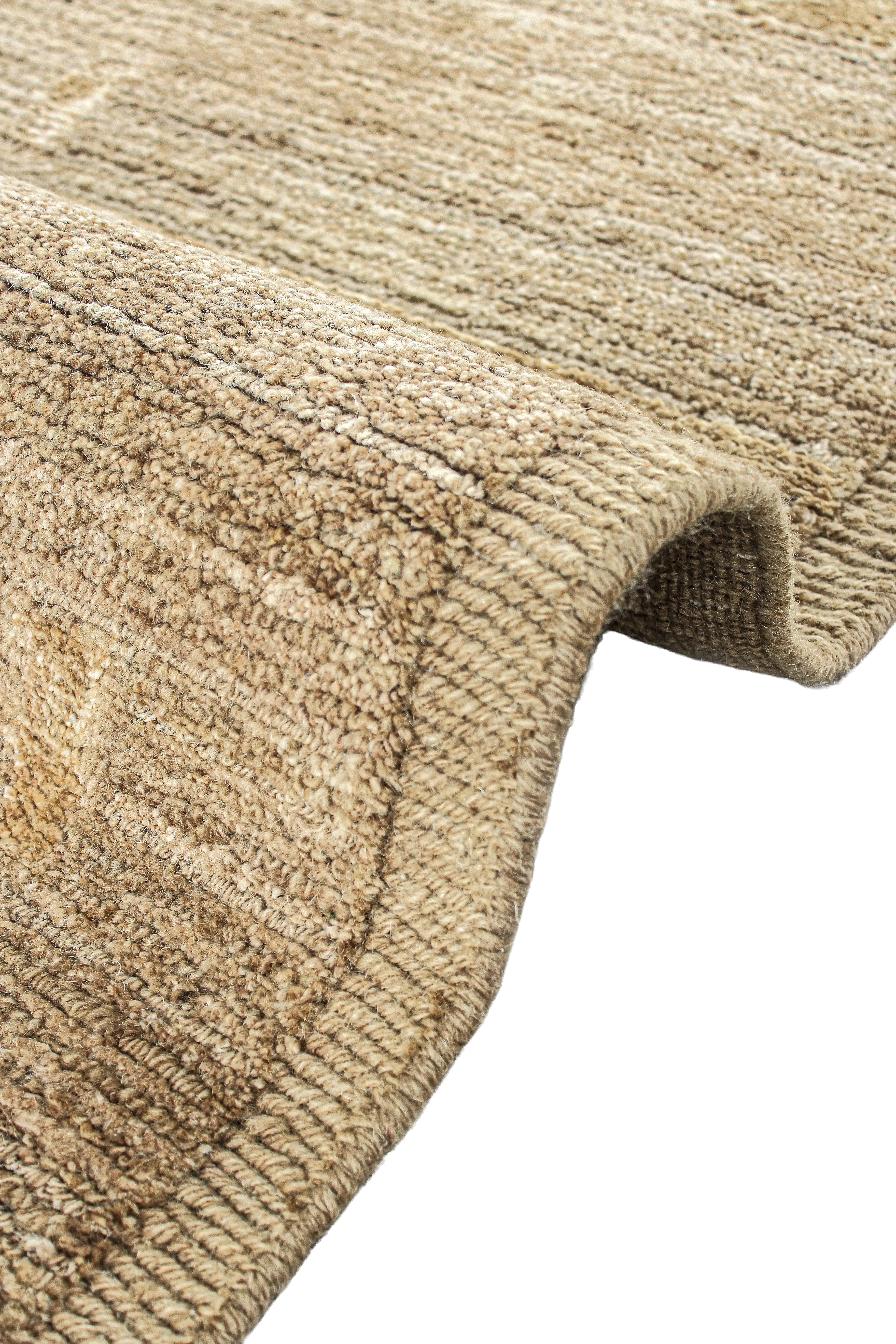 Jordan Collection Designteppich - Amber Frame Camel