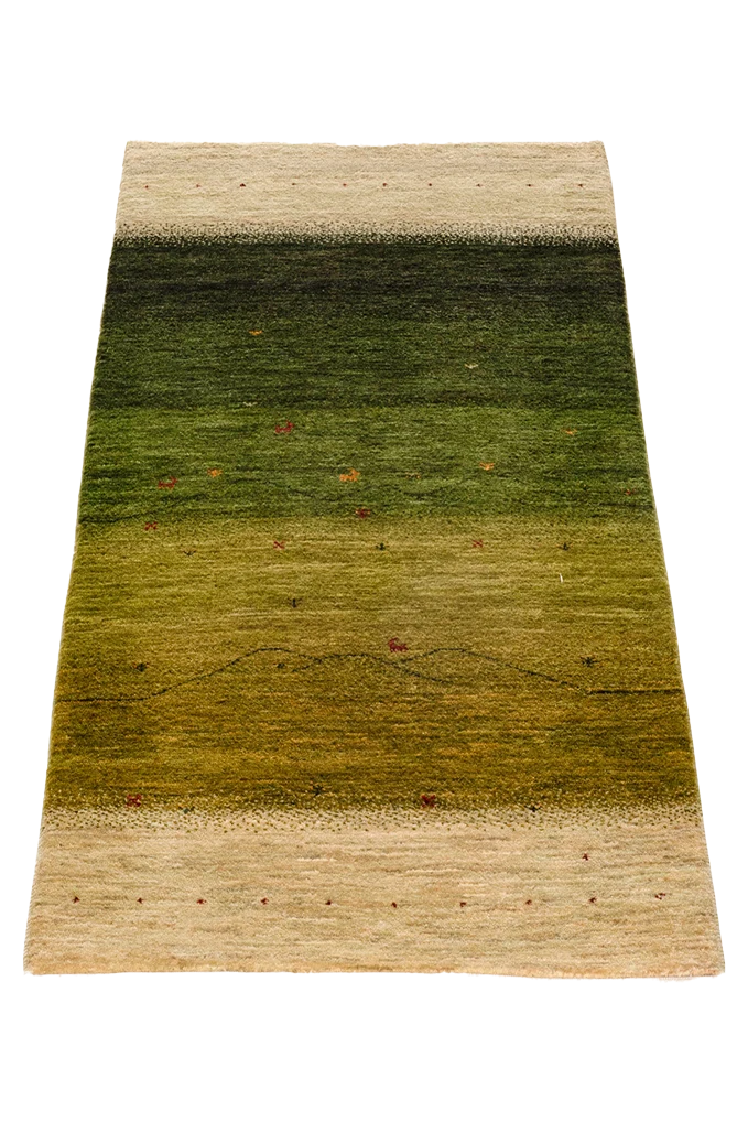 Gabbeh Teppich - Läufer Harmonie in Grün