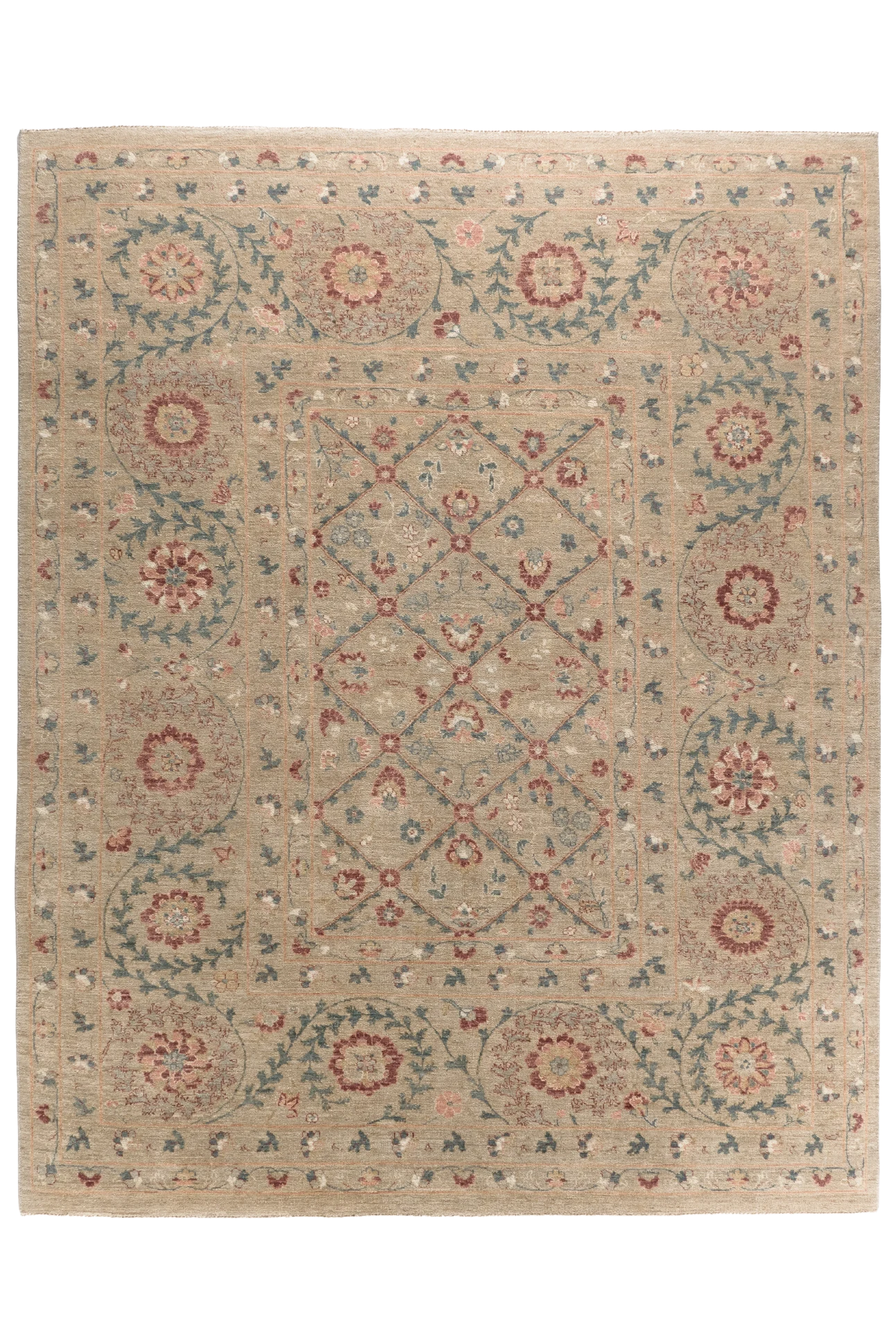 Jordan Collection Designteppich - Modern Flowers