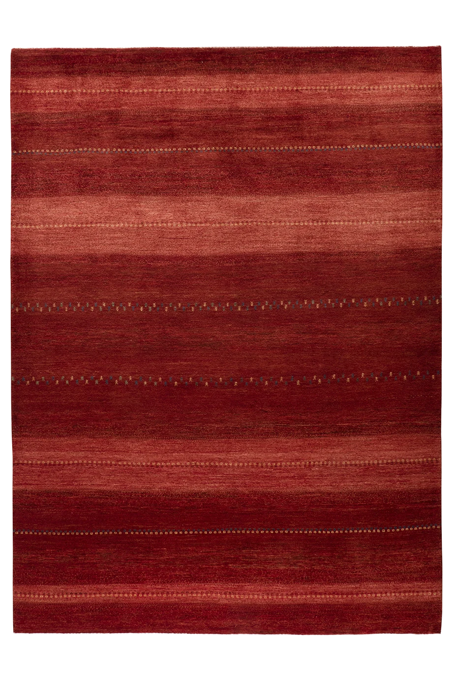 Gabbeh Teppich-Unikat - rote Mohnweide