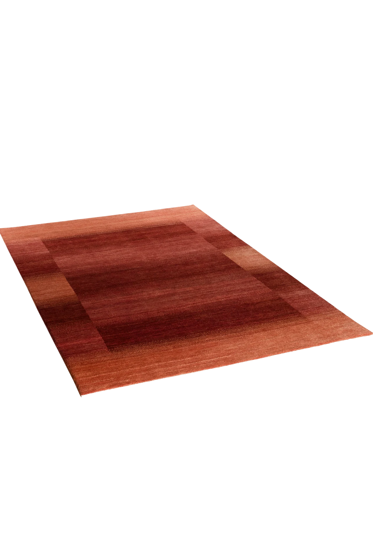Gabbeh Teppich-Unikat - roter Horizont
