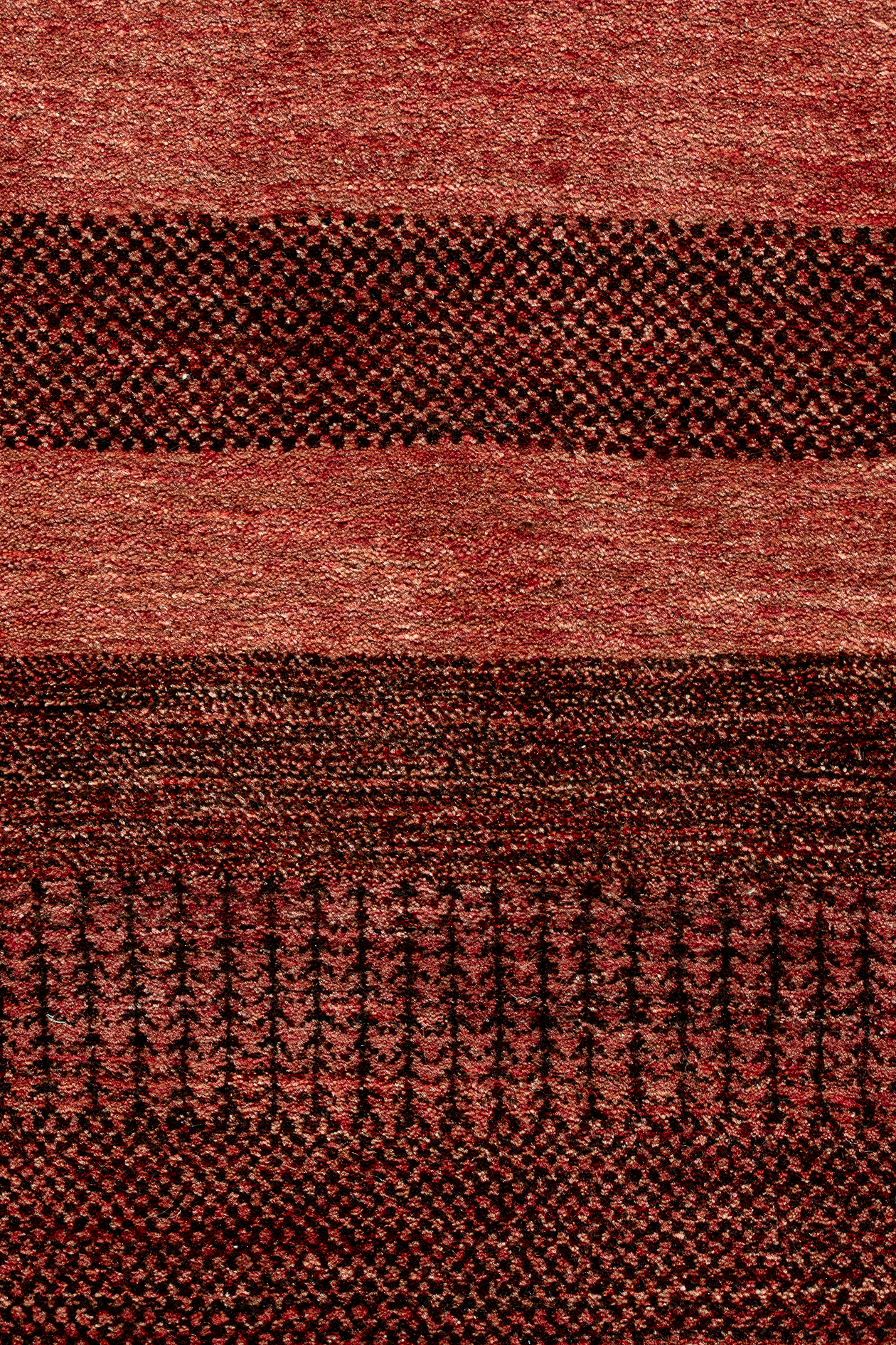 Gabbeh Teppich-Unikat - Rubinglut