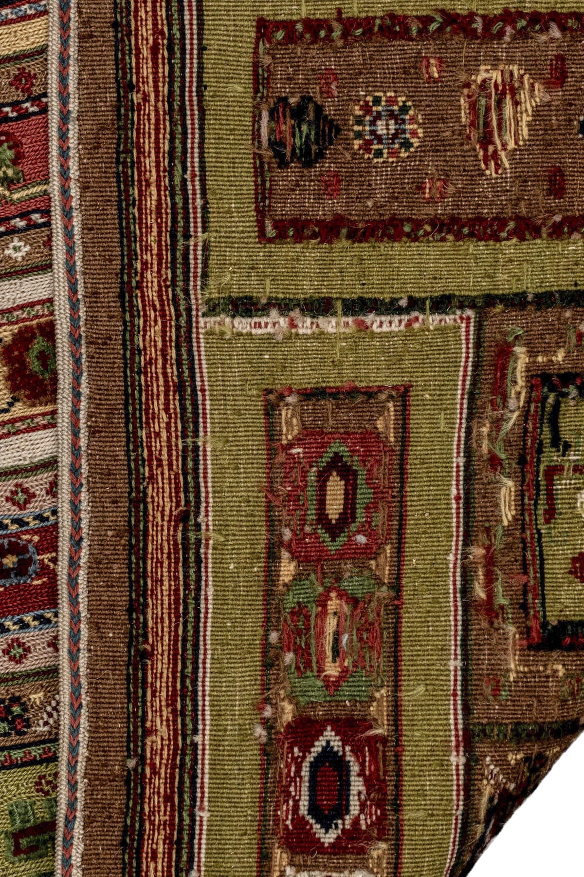Kelim Teppich - Soumakh Green