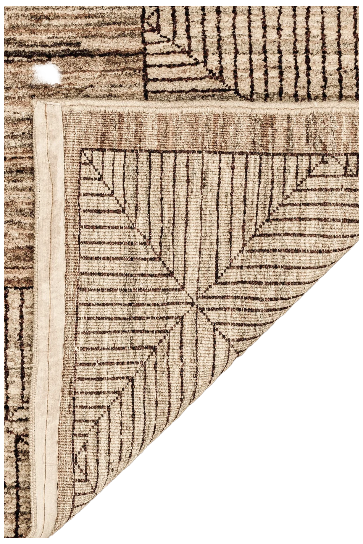 Gabbeh-Art Teppich - Sandgeflecht