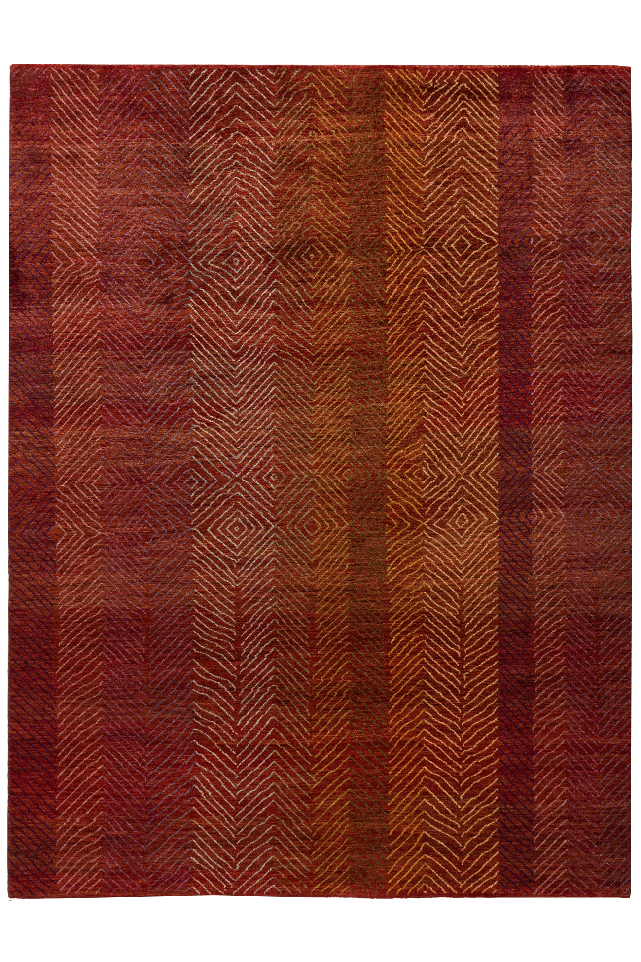 Gabbeh Teppich Unikat - Tribal