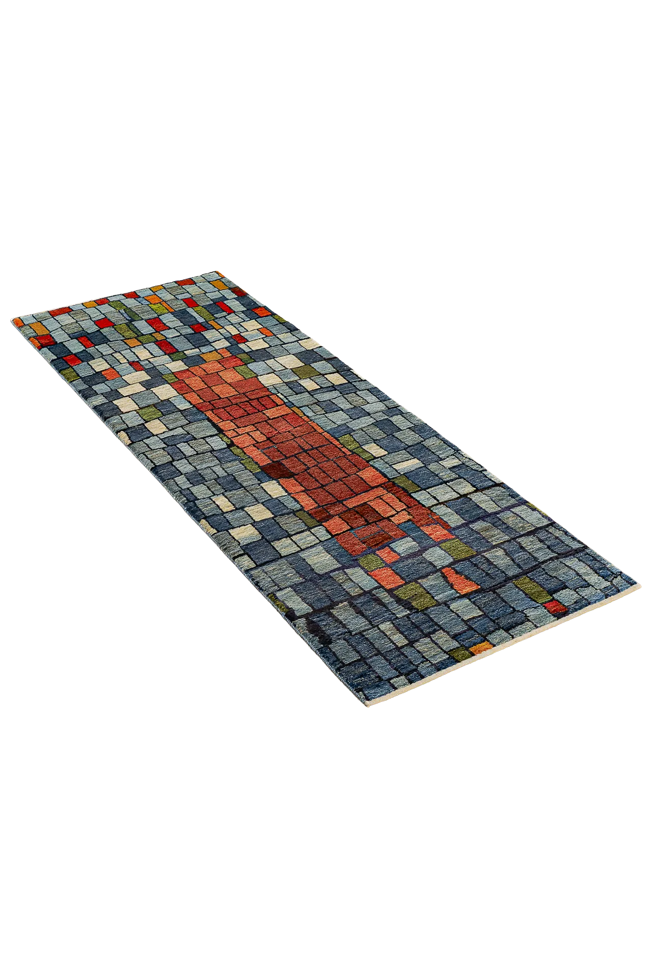Gabbeh Teppichläufer - Mosaikpfad