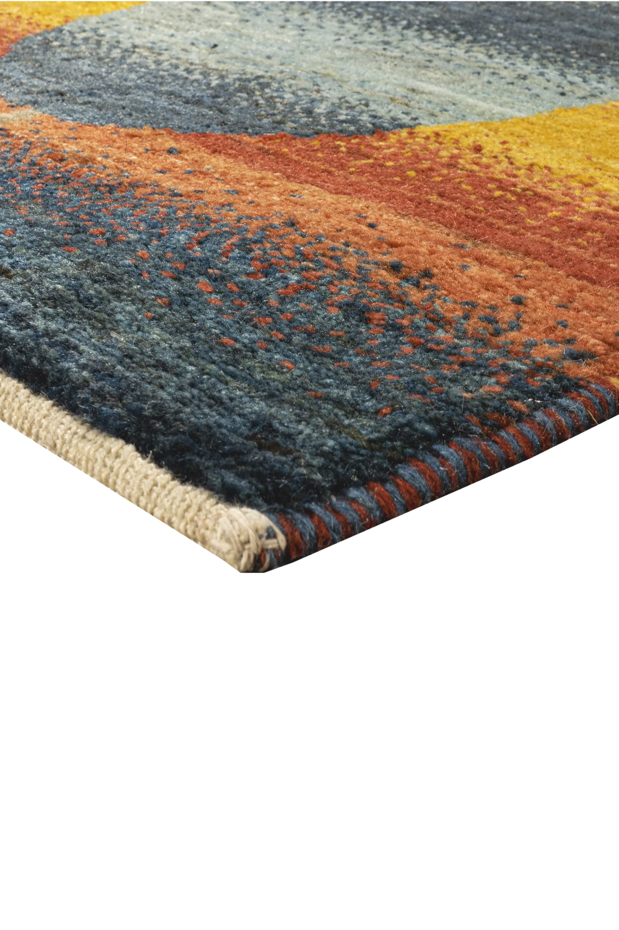 Gabbeh Teppich-Unikat - blaue Zypresse