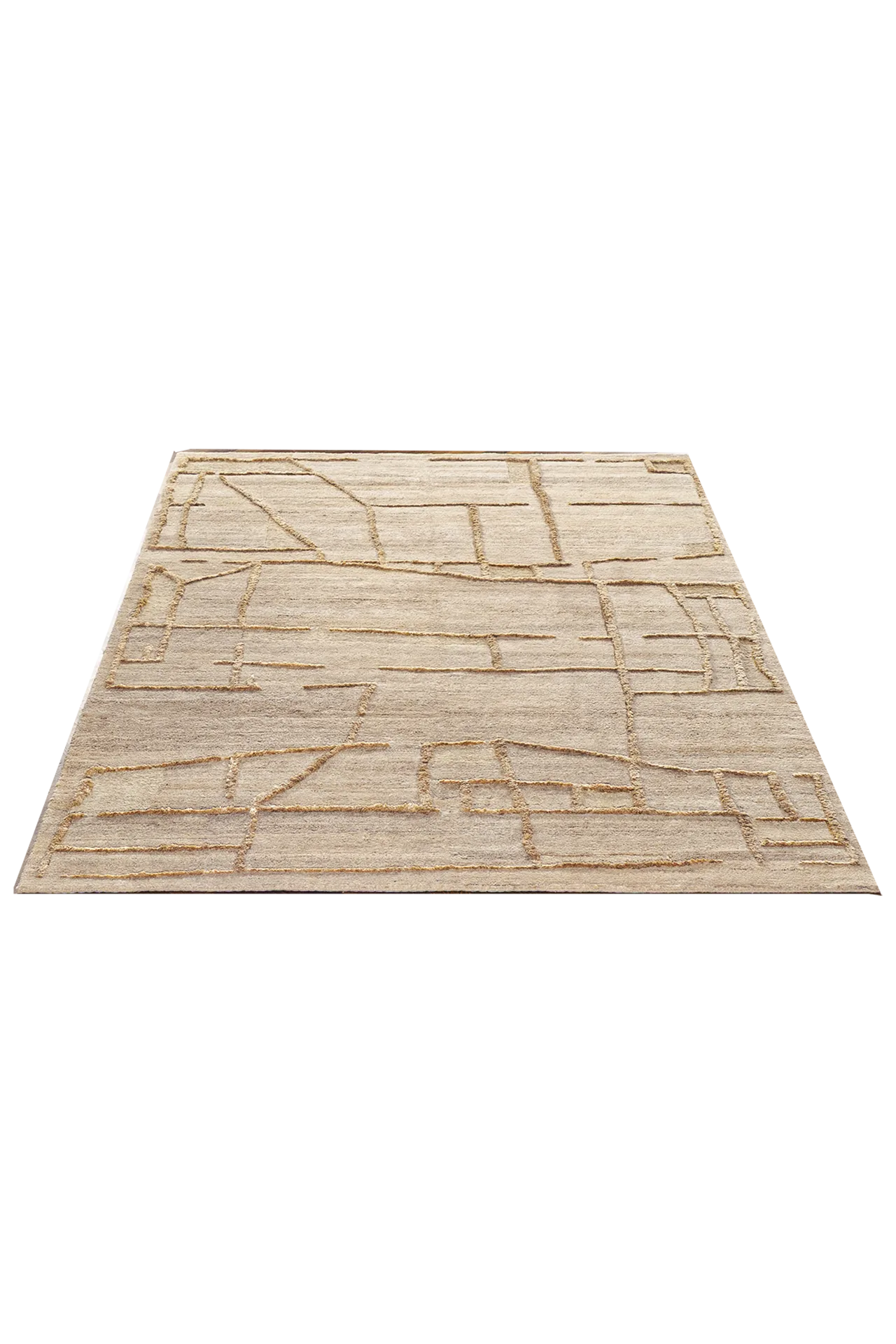 Jordan Collection Designteppich - Amber Golden Toffee