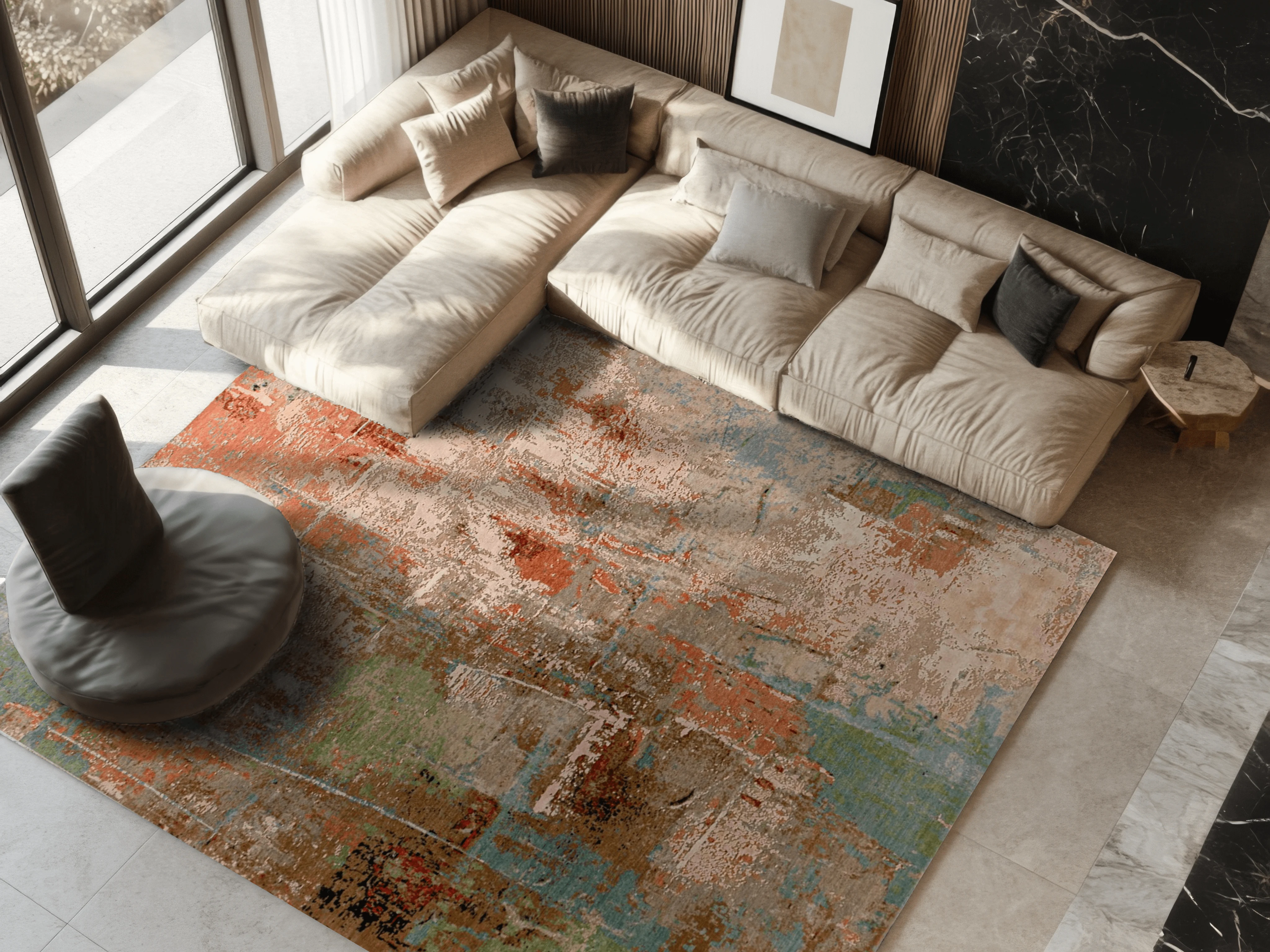 Jordan Masterpiece Designteppich - Navina