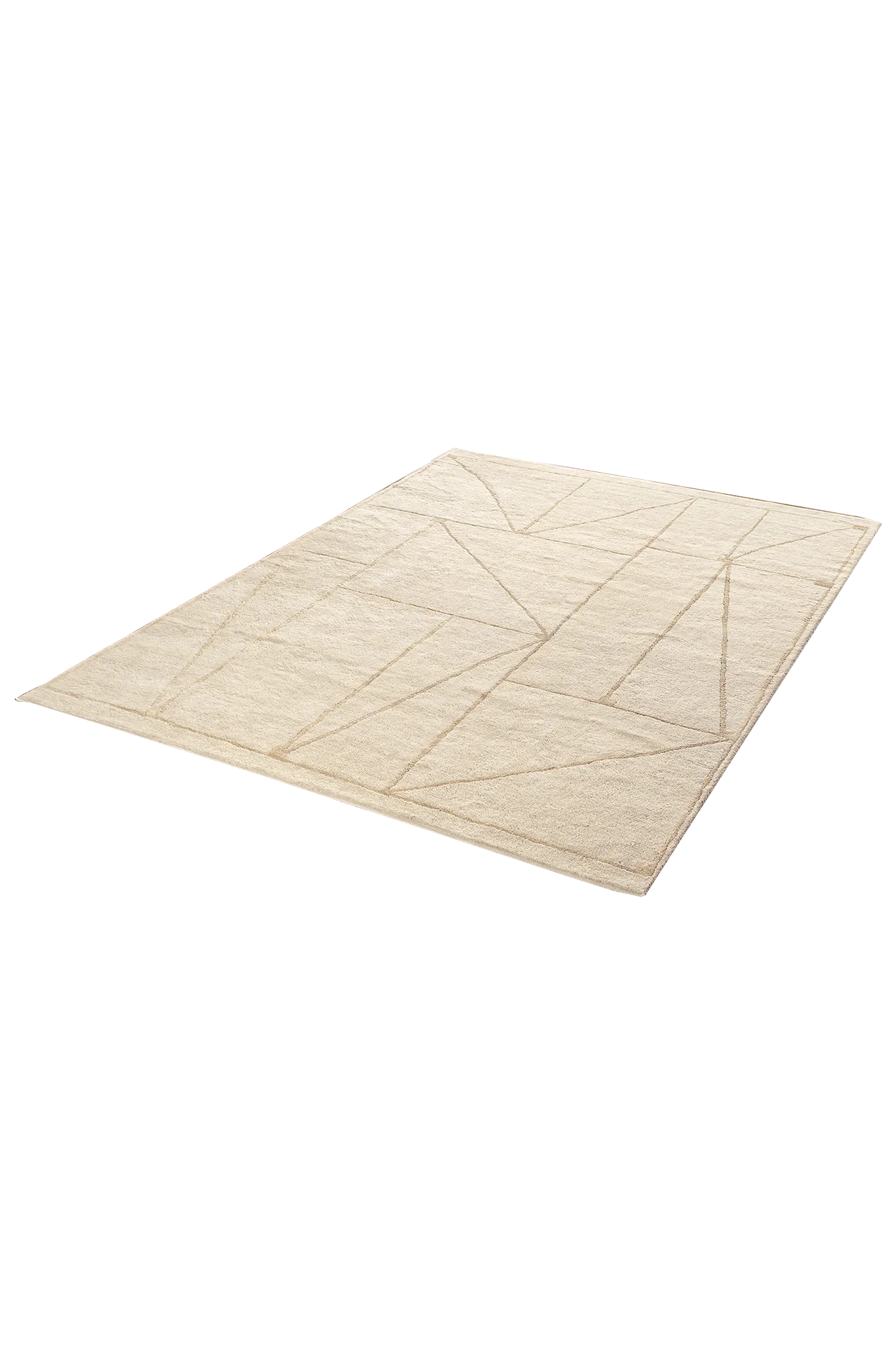 Jordan Collection Designteppich - Ivory Lines