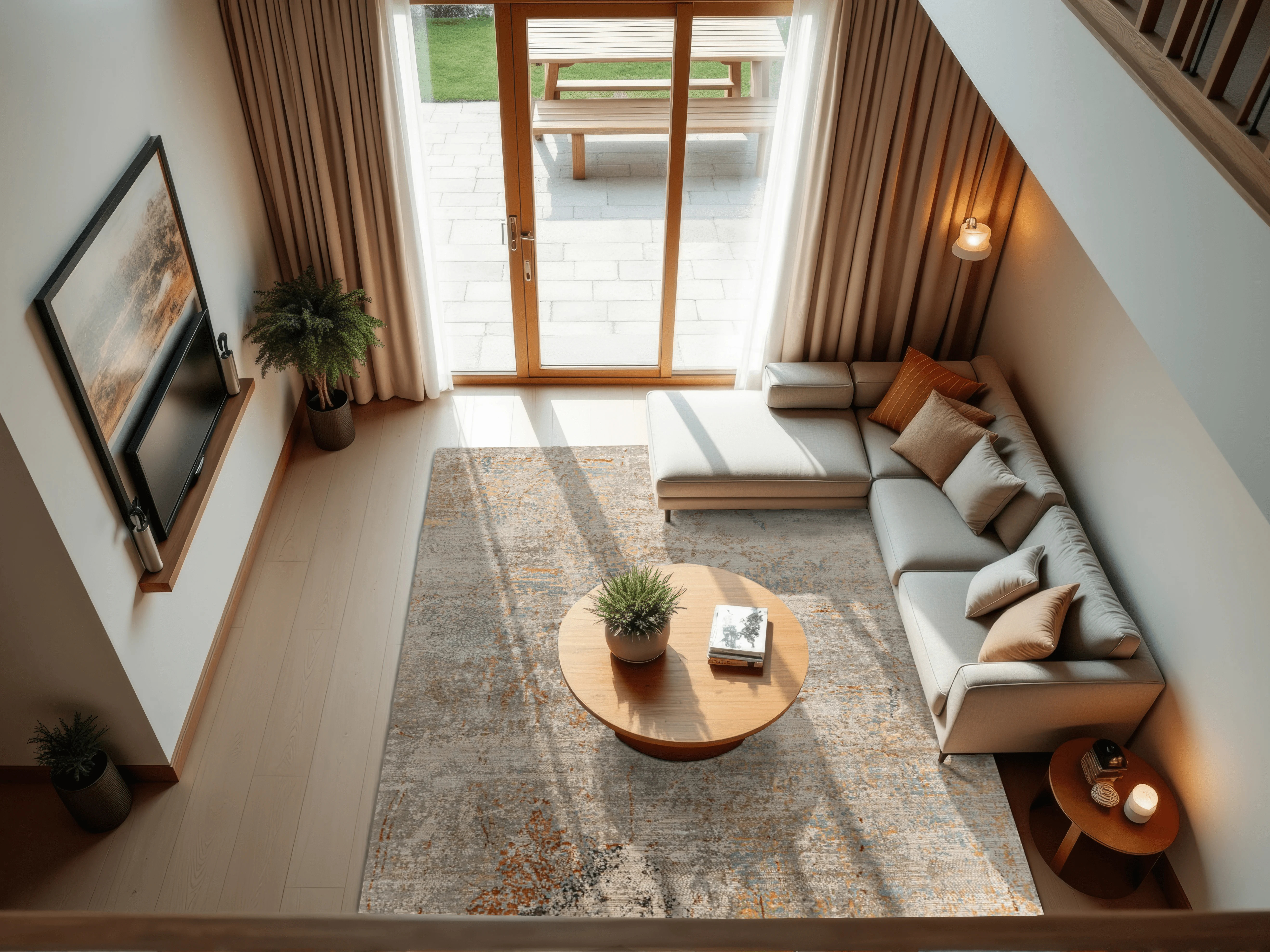 Jordan Collection Designteppich - Honey