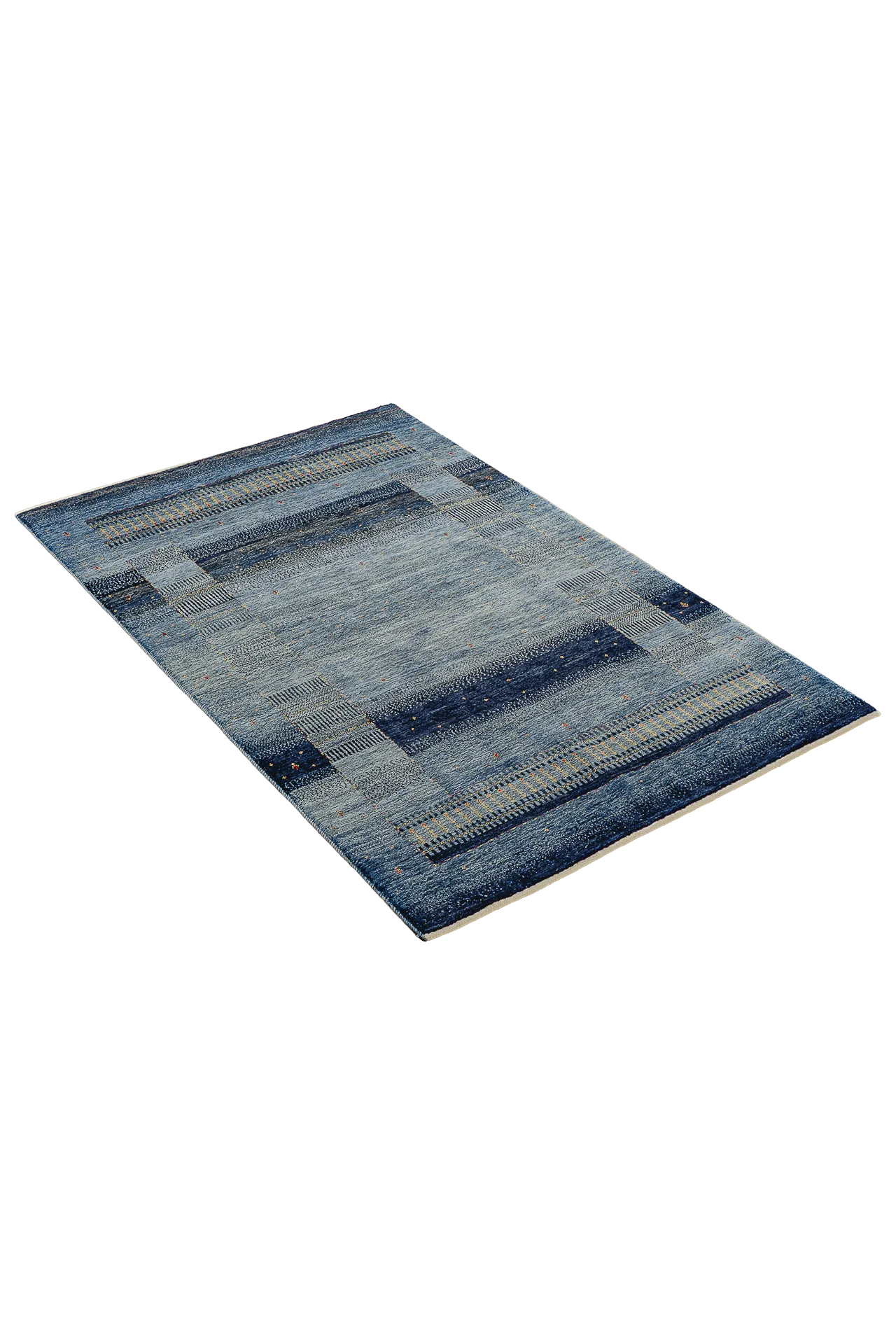 Gabbeh Teppich-Unikat - Hauch in Blau