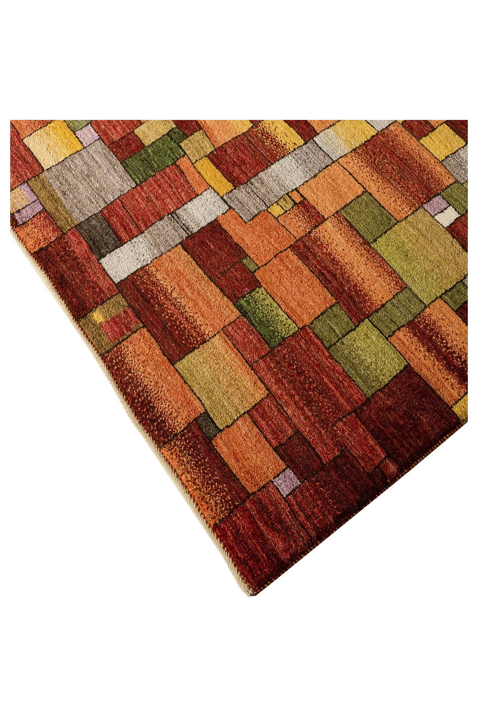 Gabbeh Teppich-Unikat - fruchtbare Felder