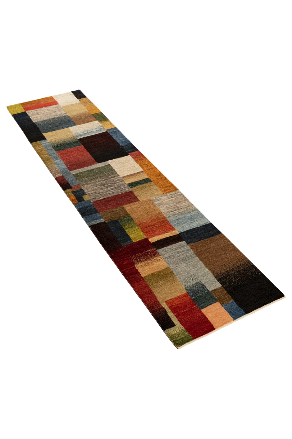 Gabbeh Teppich - Läufer bunte Blumenfelder