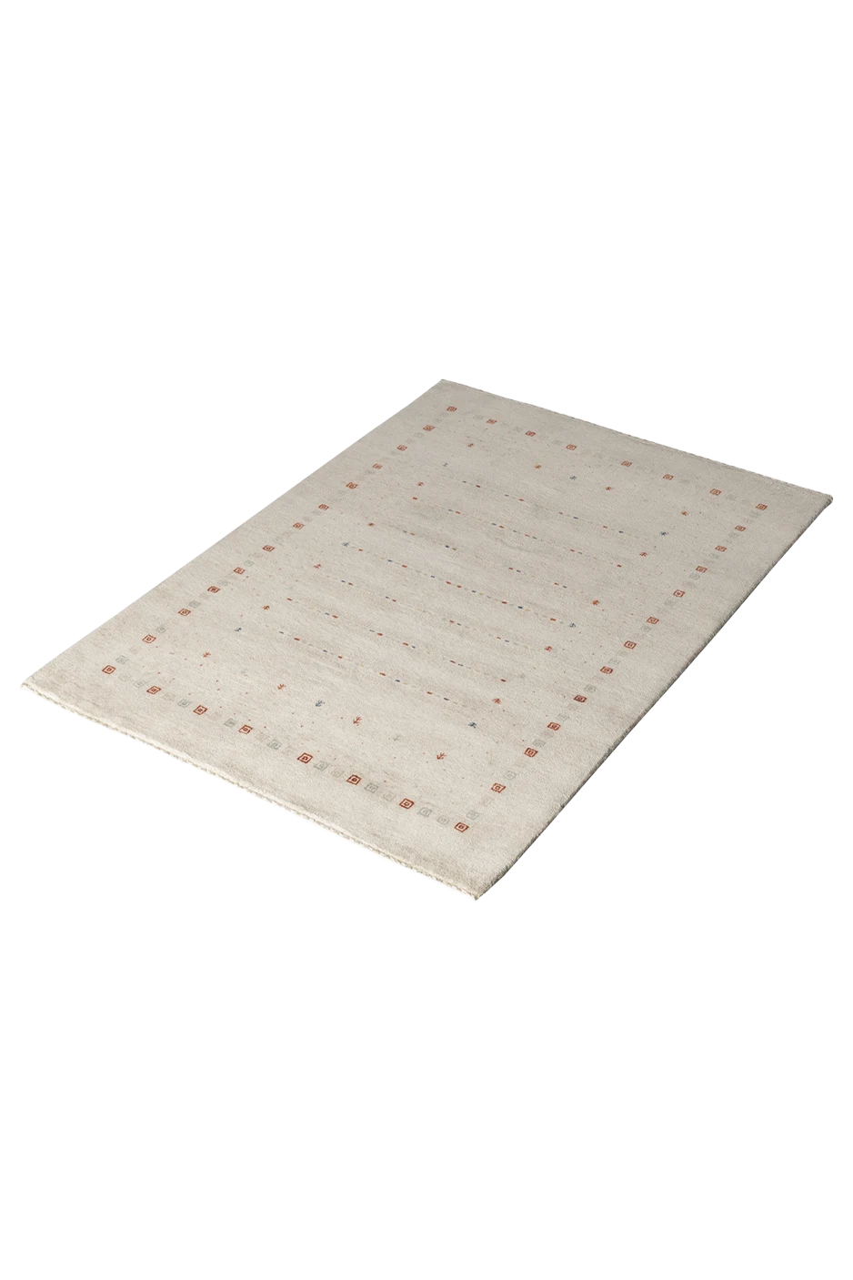 Gabbeh-Art Teppich - Weiße Wüste