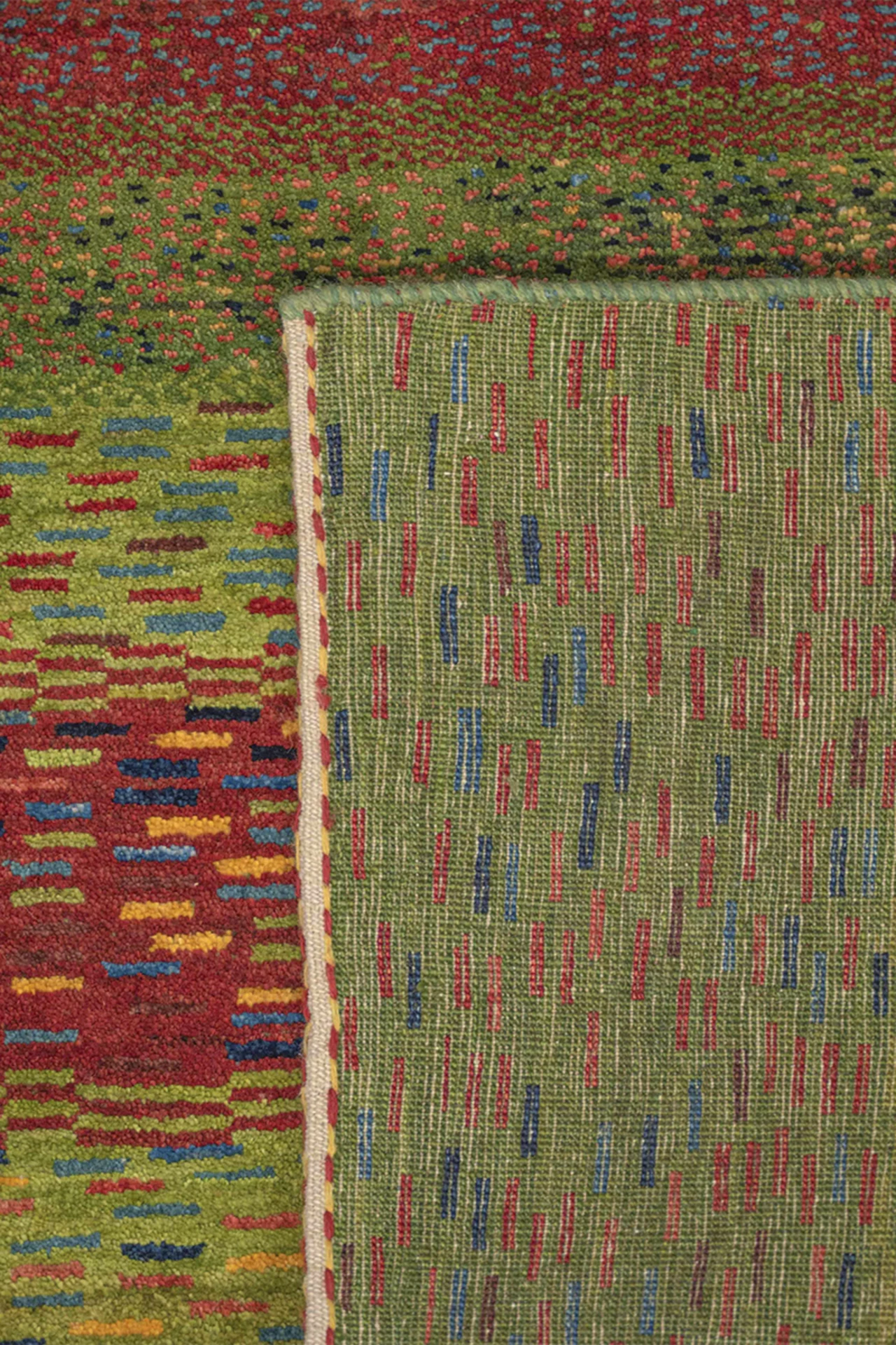 Gabbeh Teppich-Unikat - Saftige Wiese