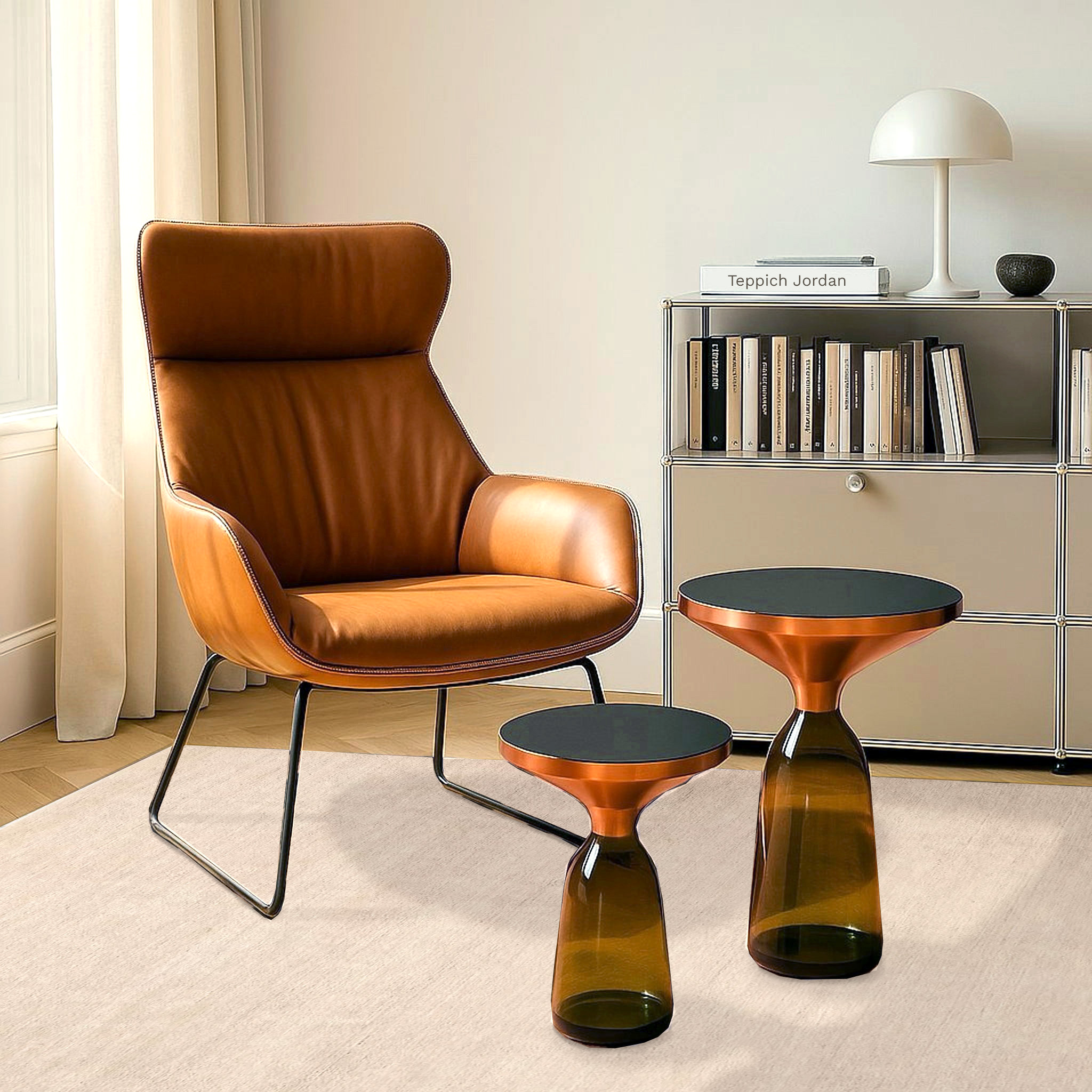Jordan Collection Designteppich - Haven Grey