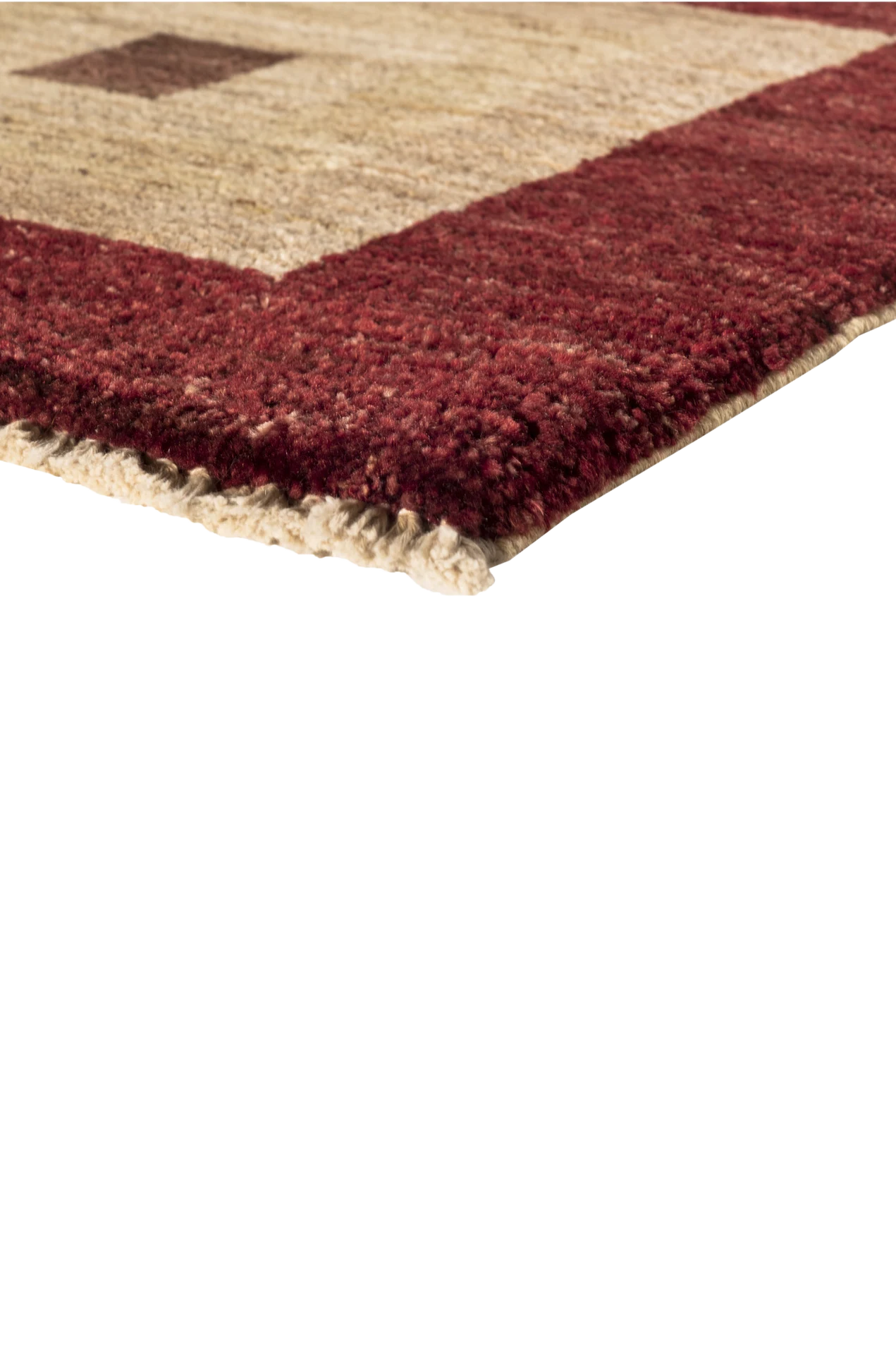 Gabbeh-Art Teppich - Lichtquadrate