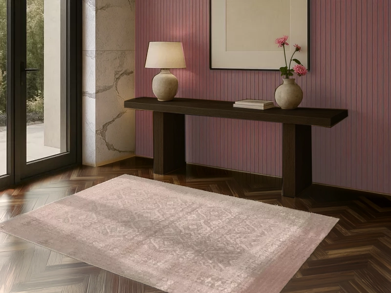 Jordan Collection Designteppich - Mosaik Rose