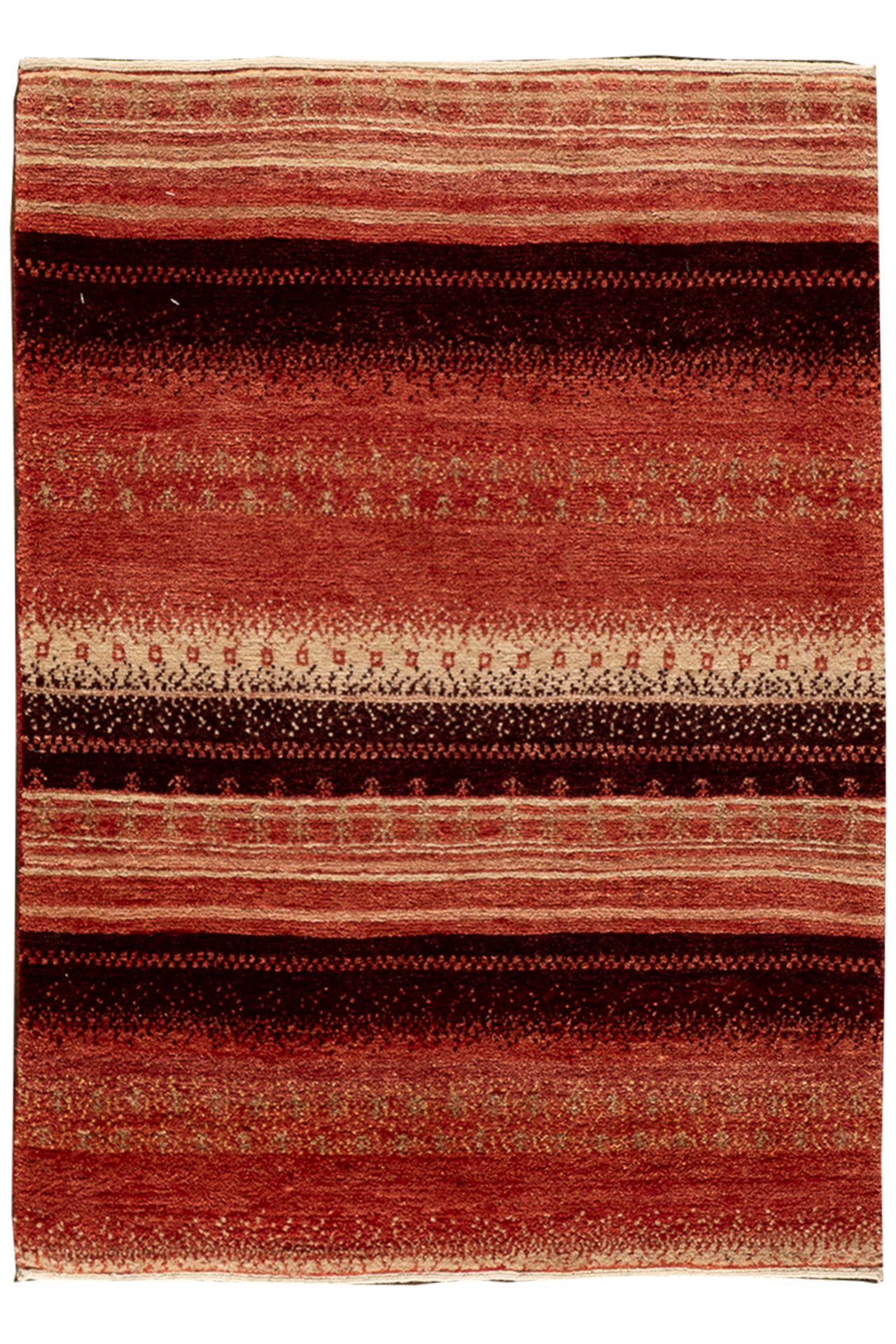 Gabbeh Teppich-Unikat - Abendrot