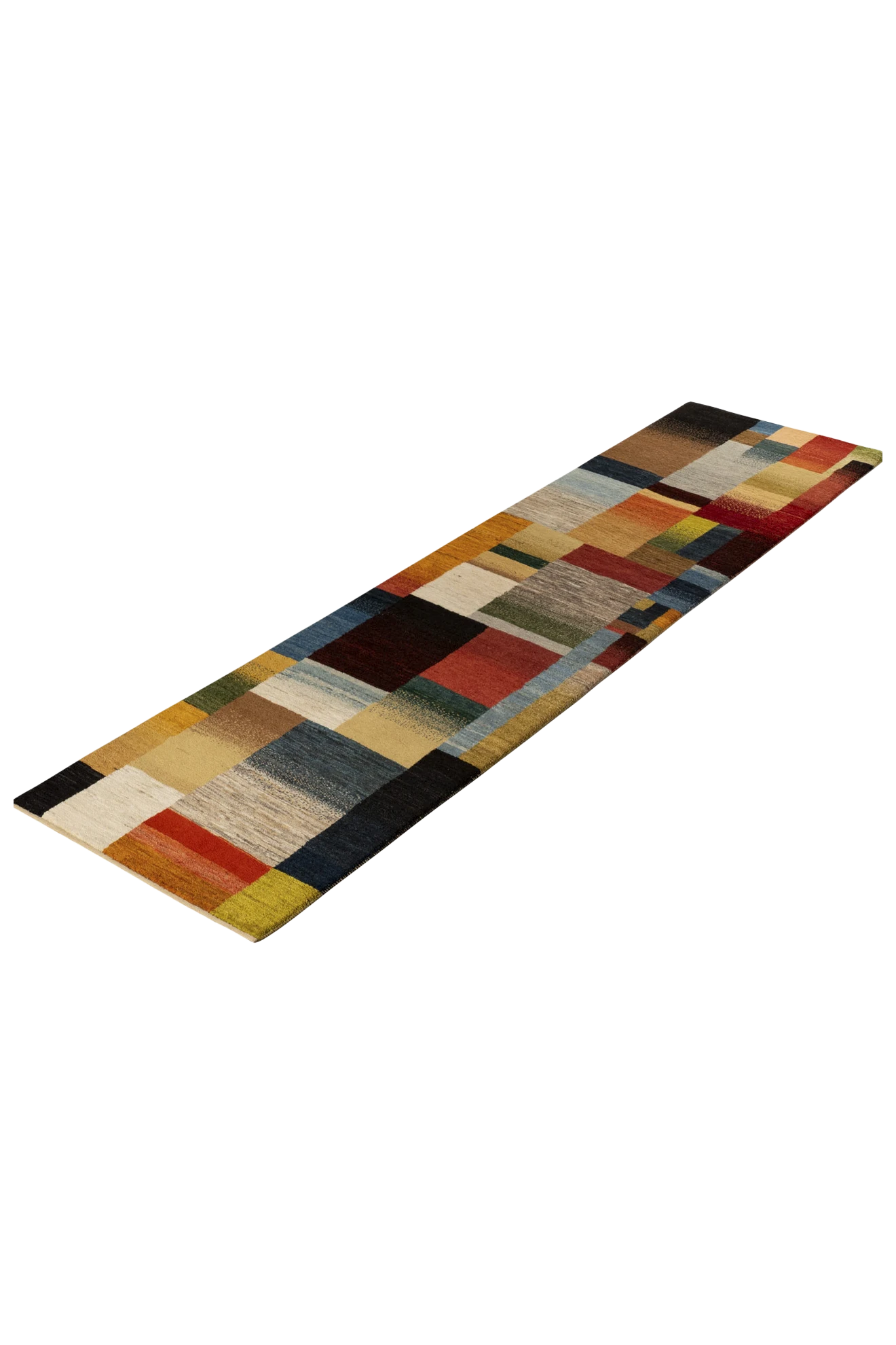 Gabbeh Teppich - Läufer bunte Blumenfelder