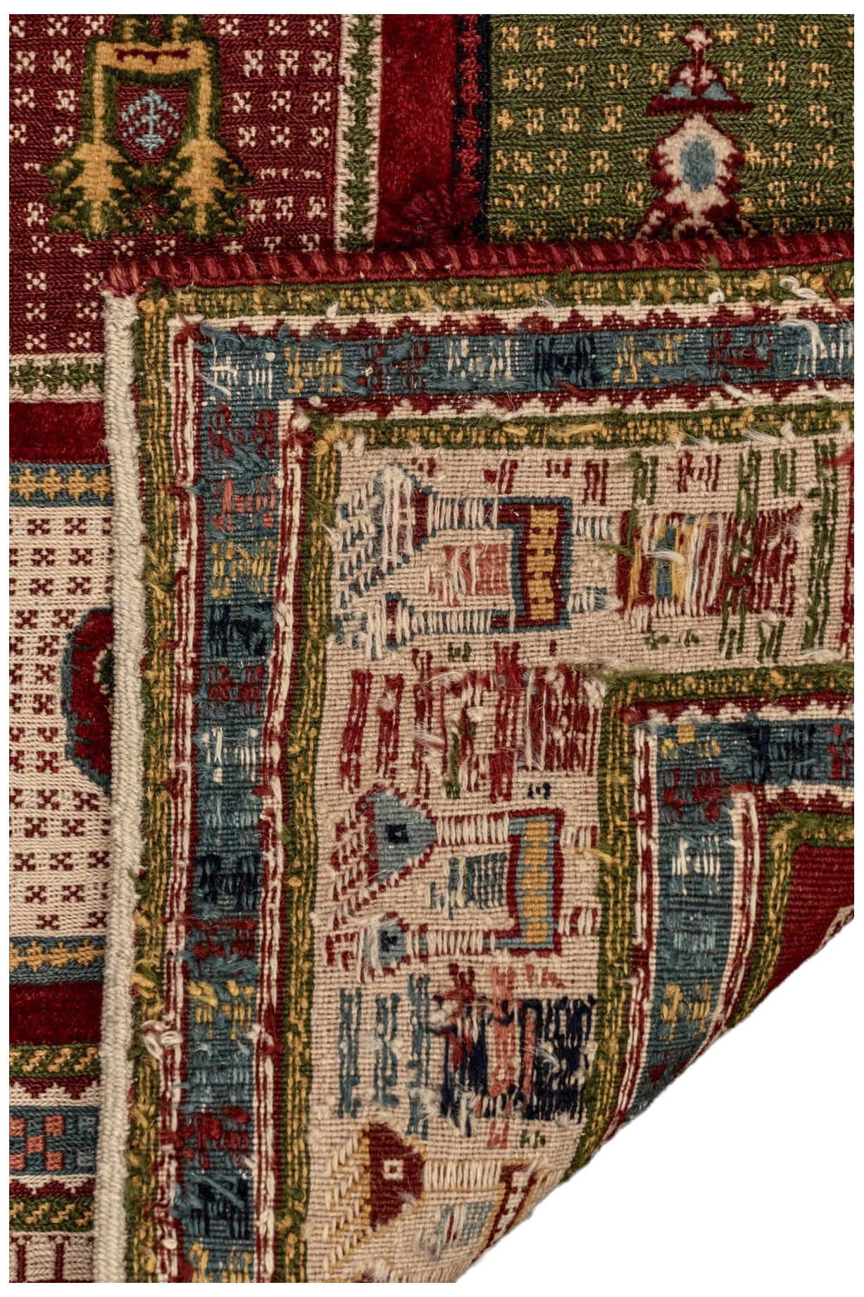 Kelim Teppich - Soumakh Würfel