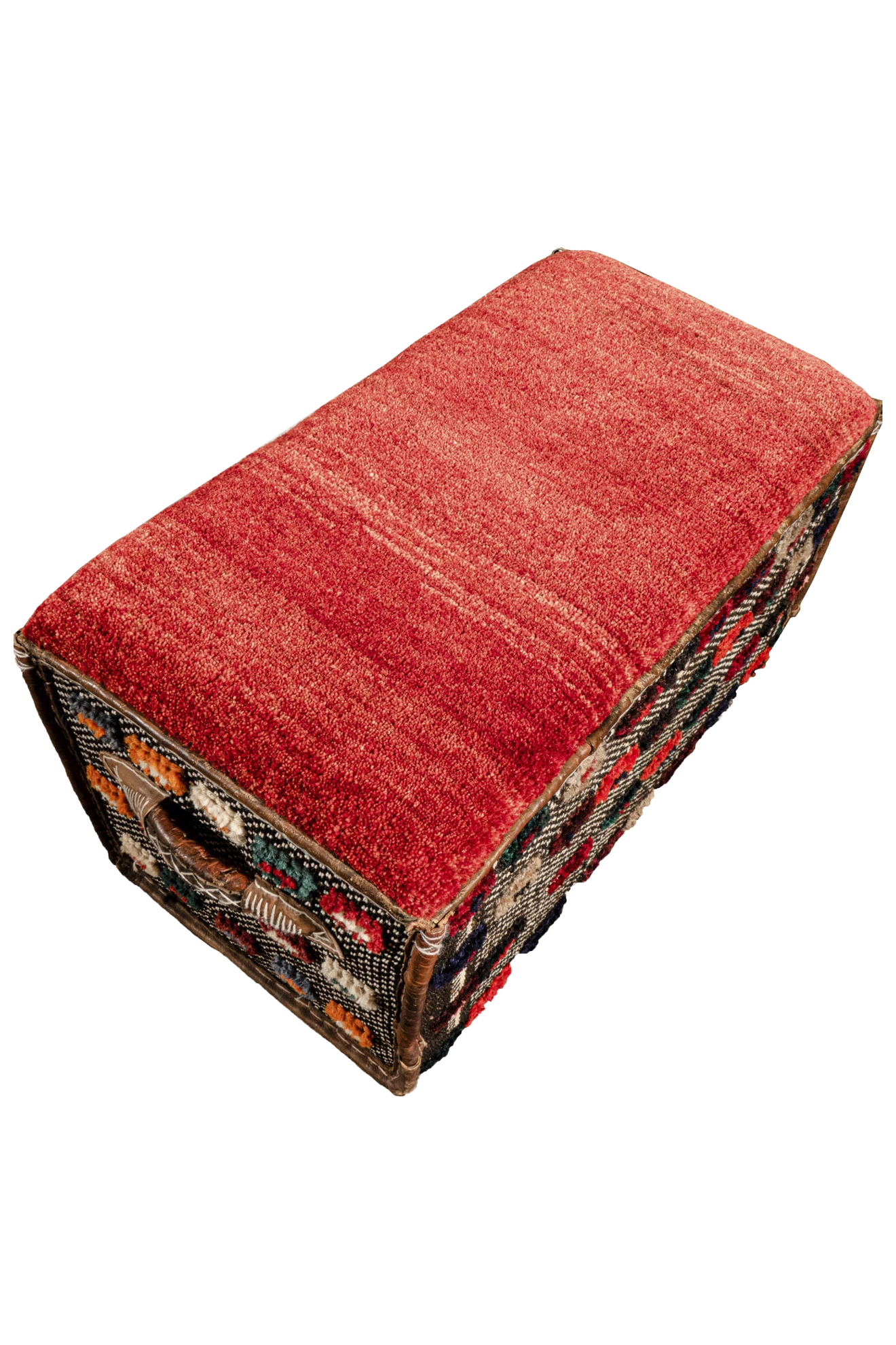 Hocker Unikat - Blumenbänder