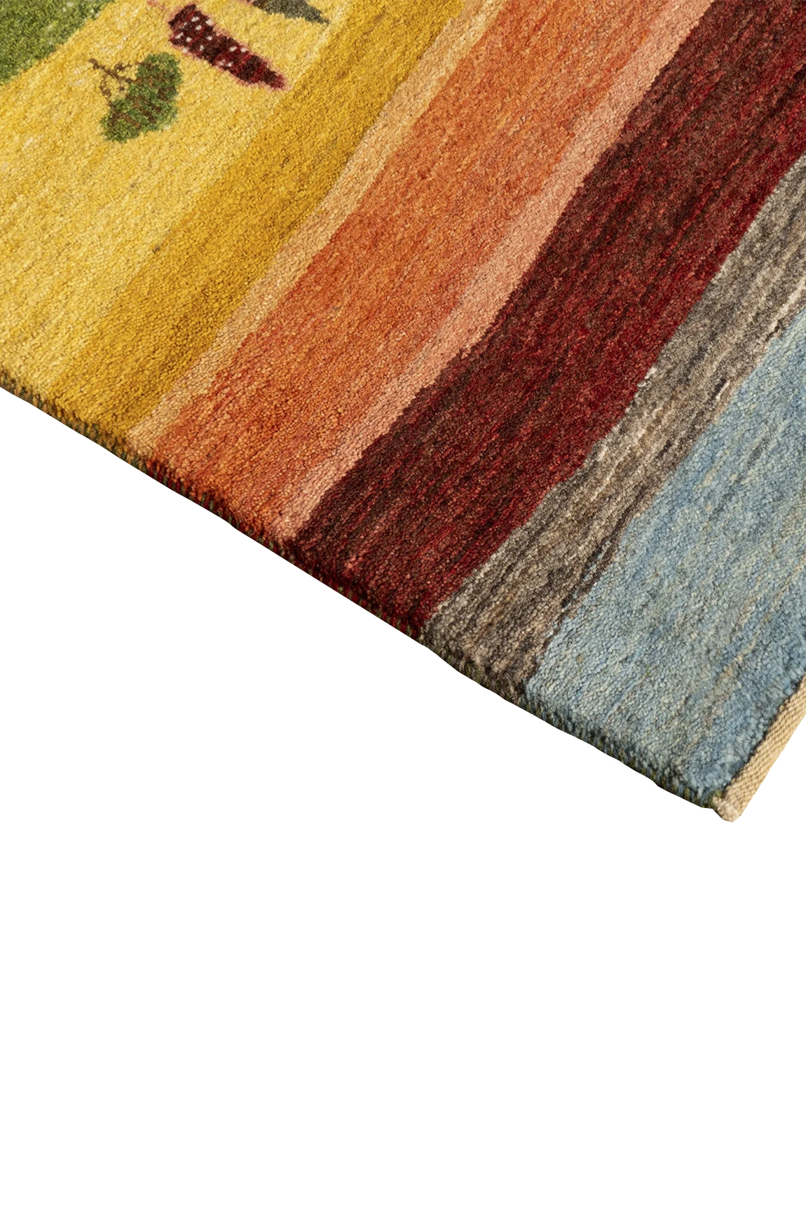 Gabbeh Teppich-Unikat - bunte Baumoase