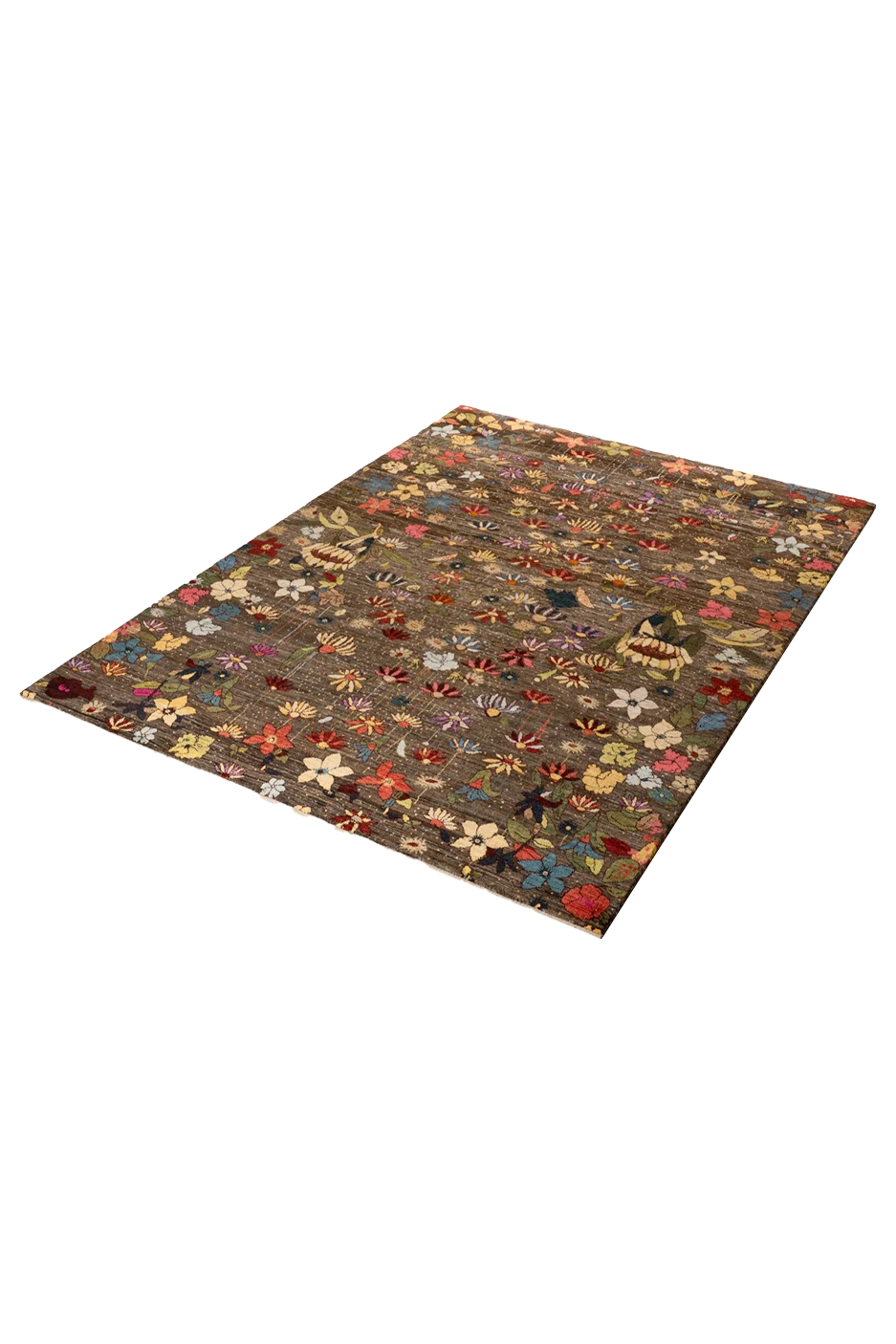 Gabbeh Teppich-Unikat - Blumenoase