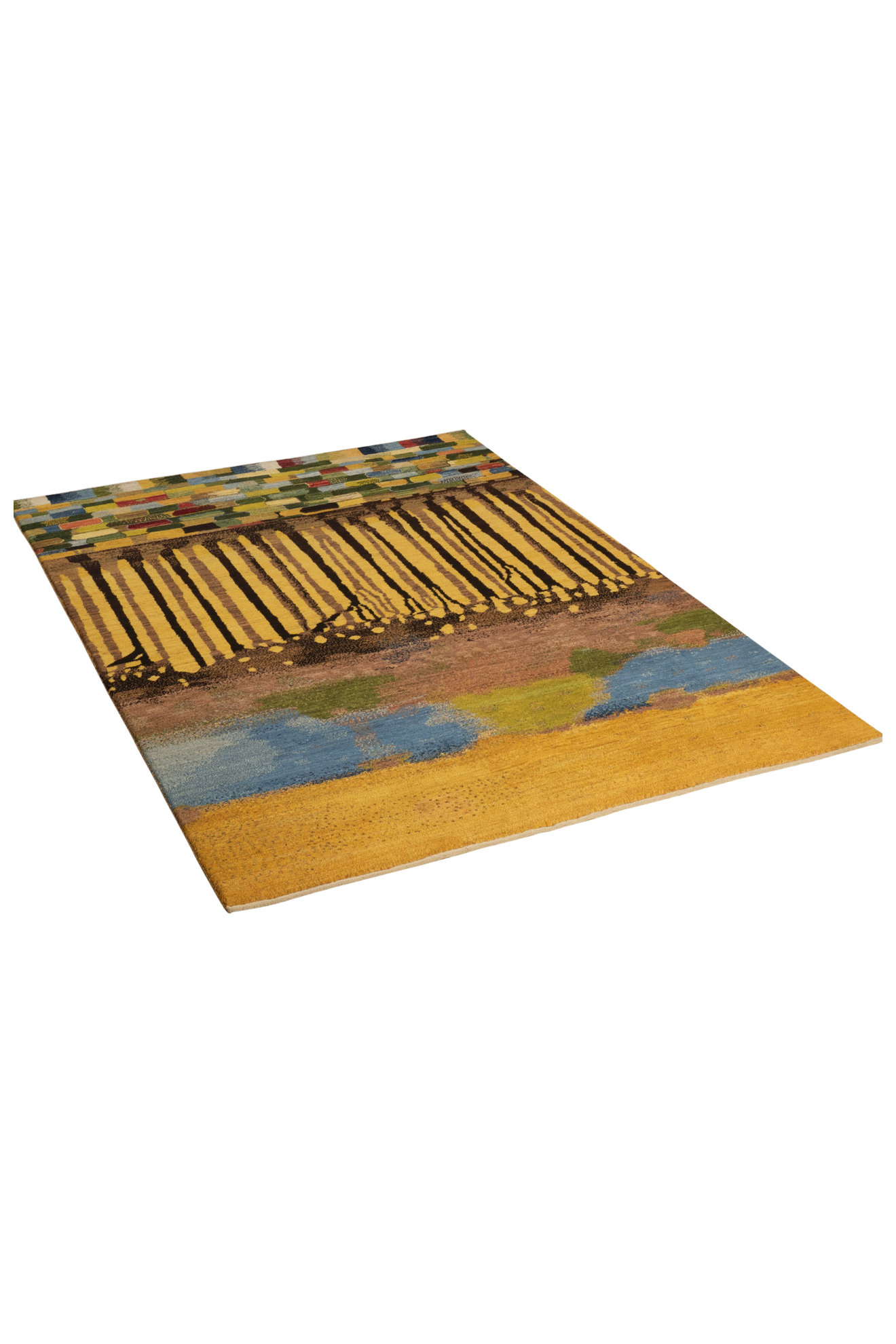 Gabbeh Teppich-Unikat - Baumaquarell