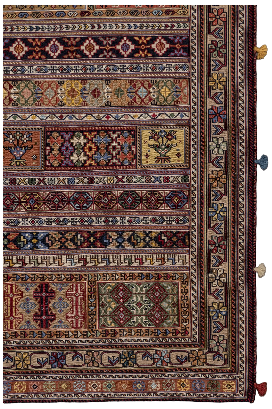 Kelim Teppichläufer - Soumakh Boho