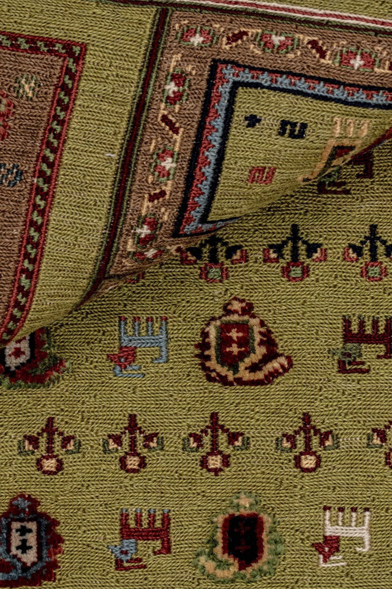Kelim Teppich - Soumakh Green