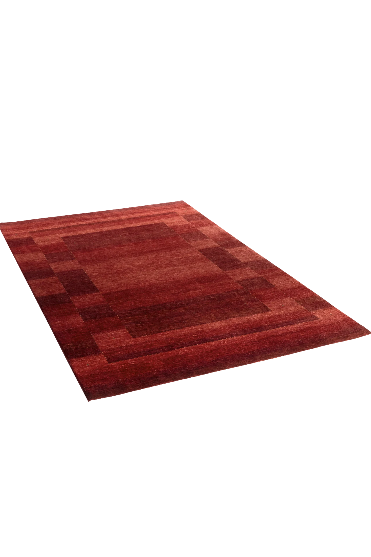 Gabbeh Teppich-Unikat - Roter Morgen