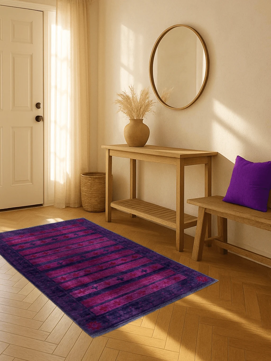 Gabbeh-Art Teppich - Purplefever