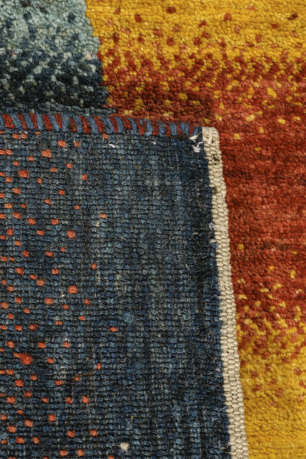 Gabbeh Teppich-Unikat - blaue Zypresse