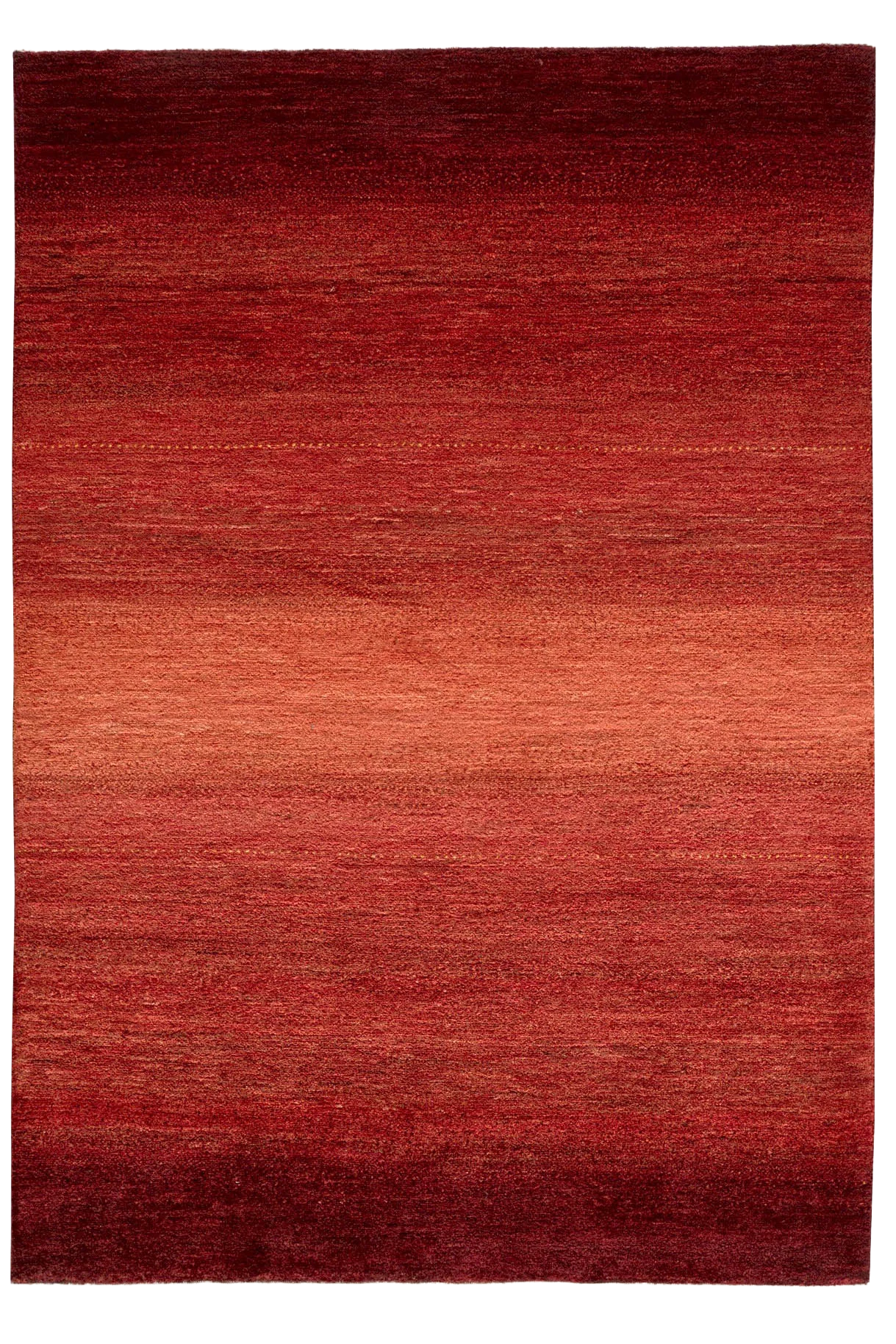 Gabbeh Teppich-Unikat - Mohnlandschaft