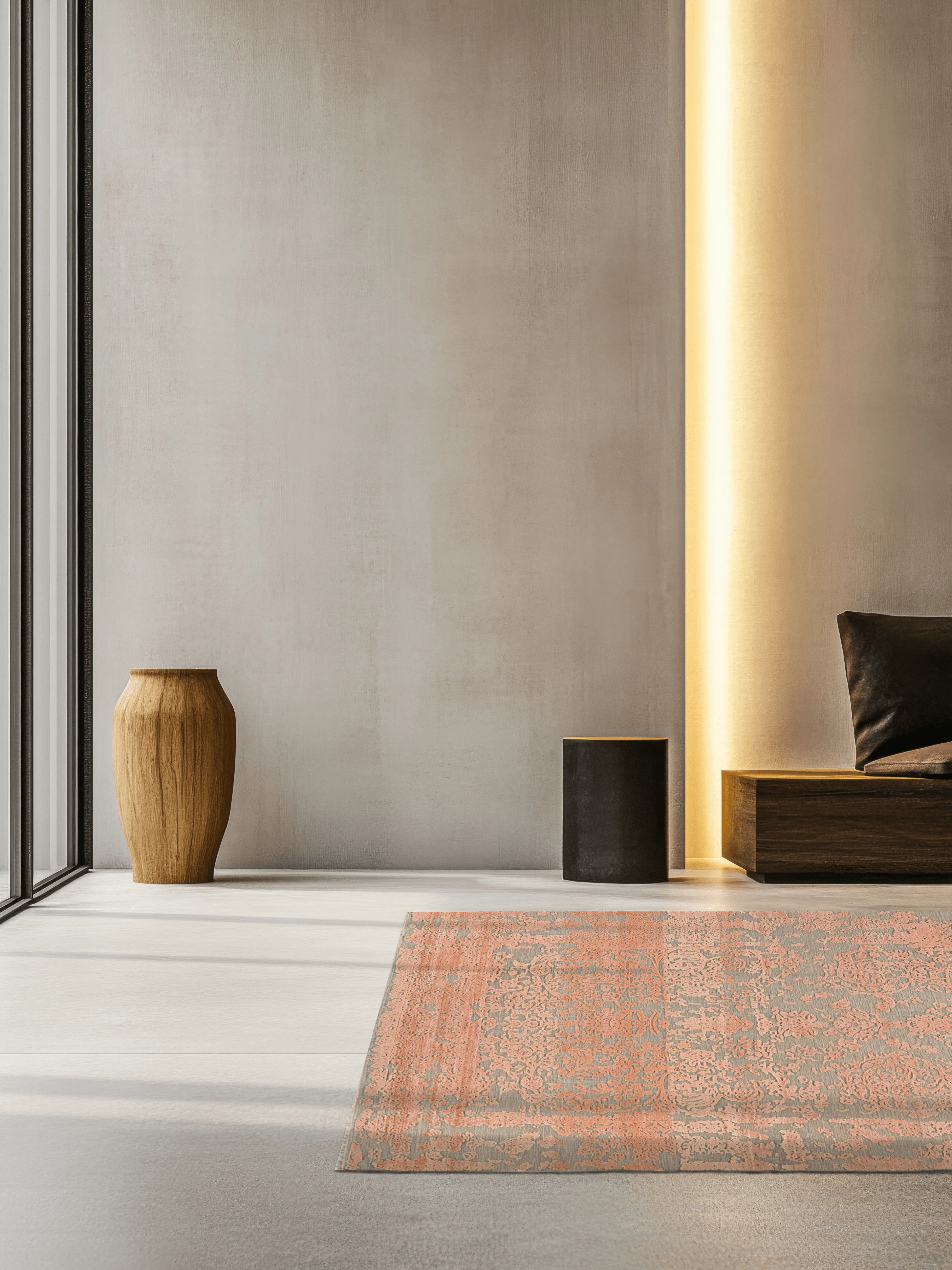 Jordan Collection Designteppich - Pink City