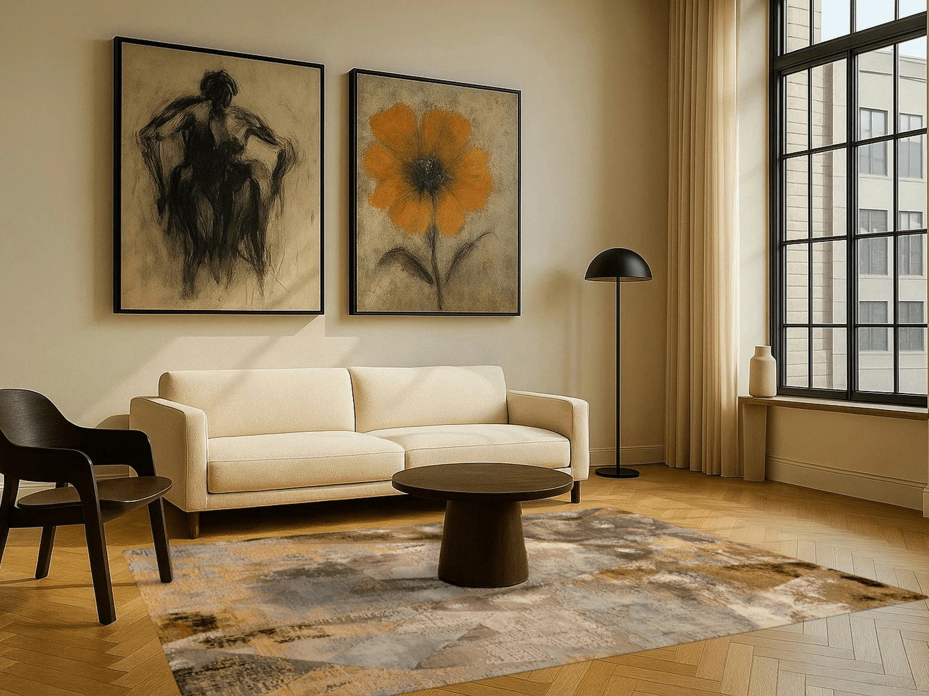 Jordan Collection Designteppich - Soho Eclipse